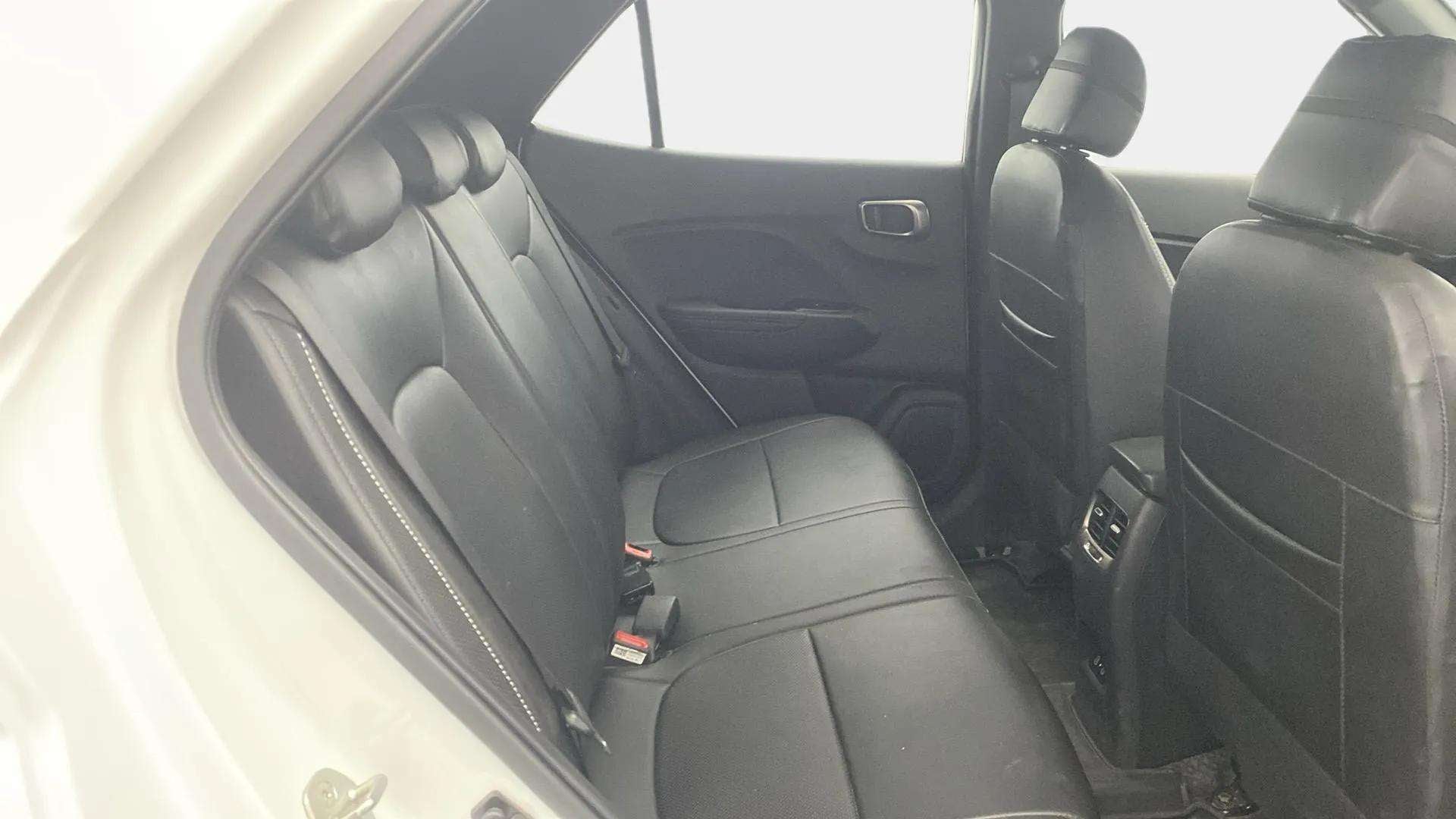 Rear seat interior of a Hyundai Venue