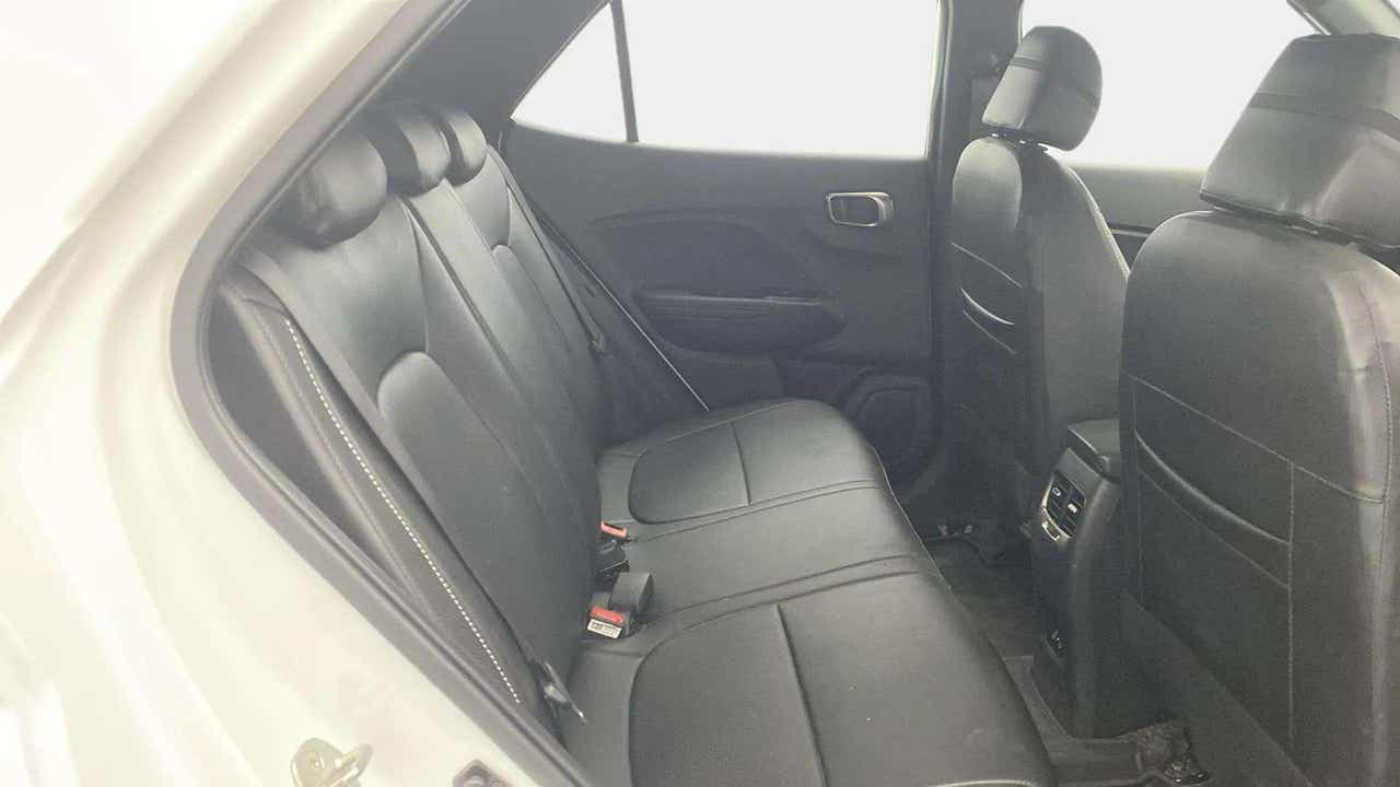 Rear seat interior of a Hyundai Venue