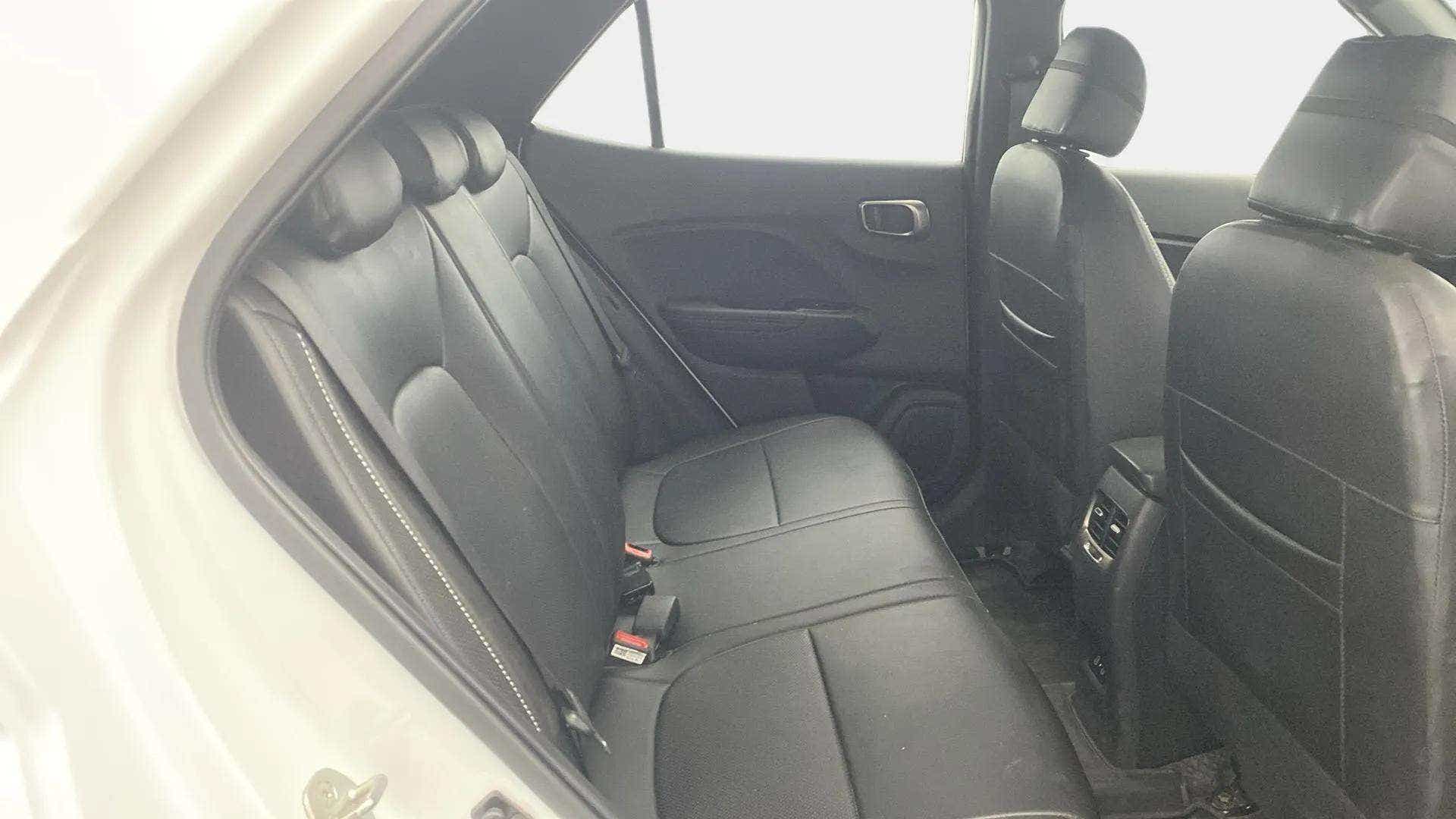 Rear seat interior of a Hyundai Venue