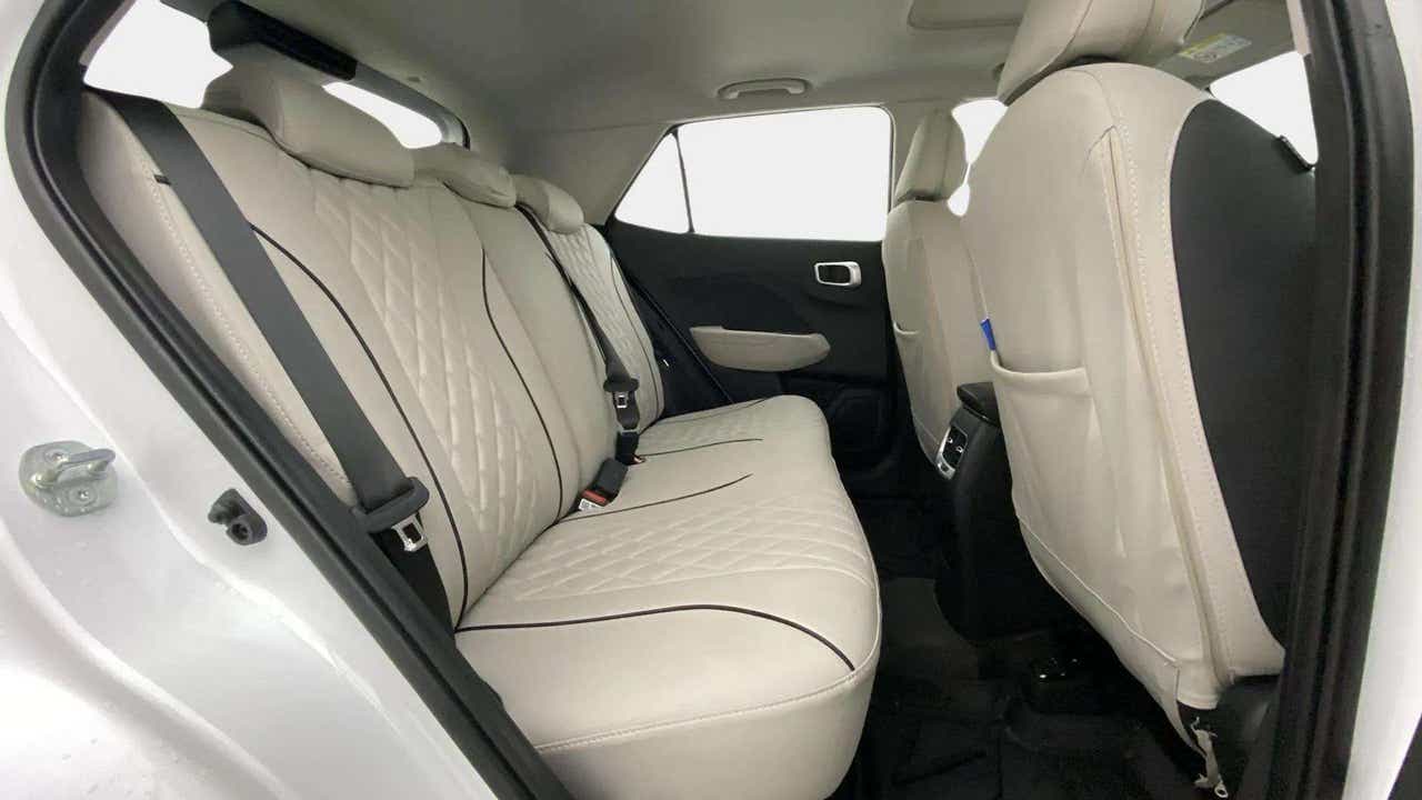 Rear seat view of a Hyundai Venue