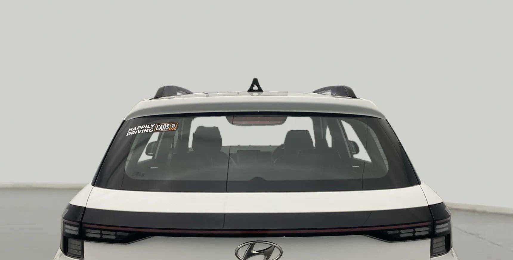 Rear view of a Hyundai Venue