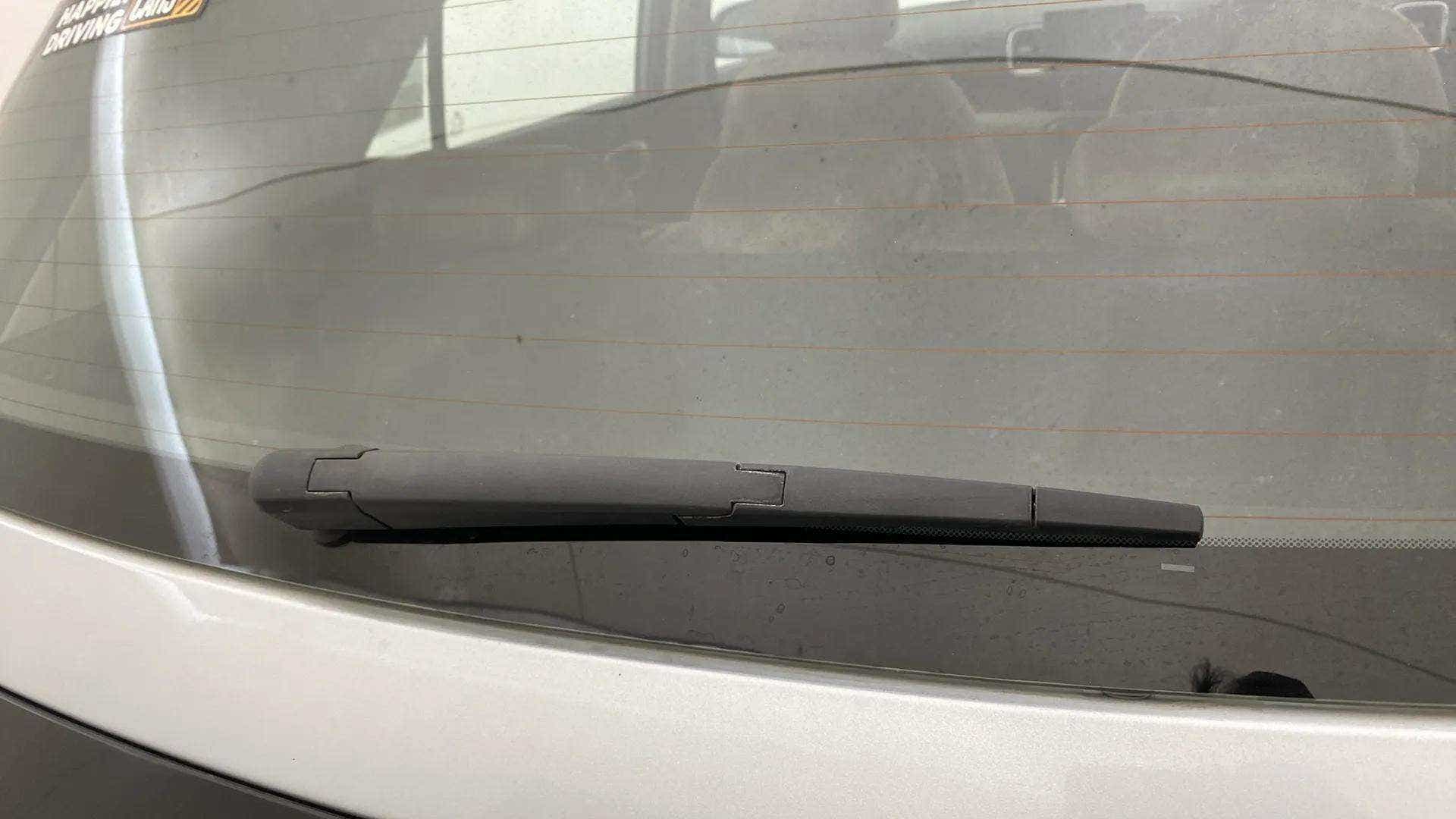 Rear wiper view of a Hyundai Venue