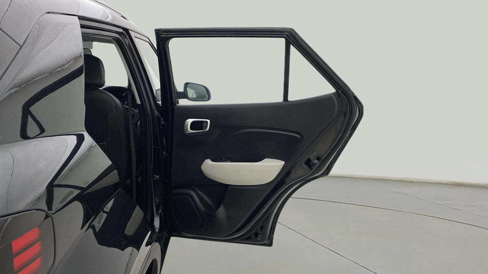 Rear door area of a Hyundai Venue
