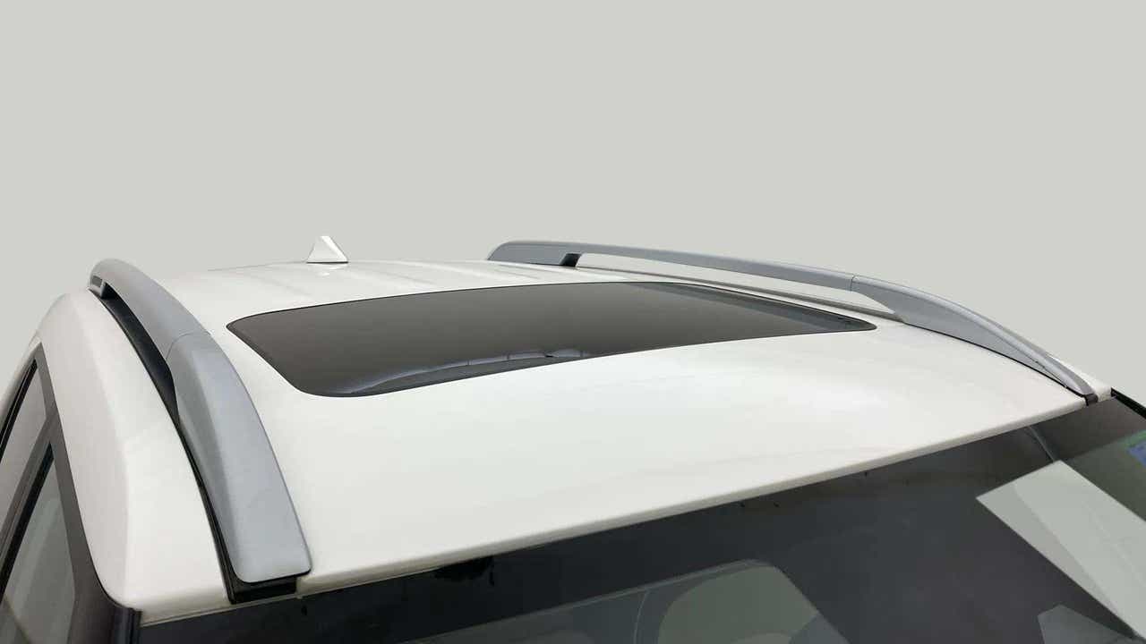 Sunroof and roof rail view of a Hyundai Venue