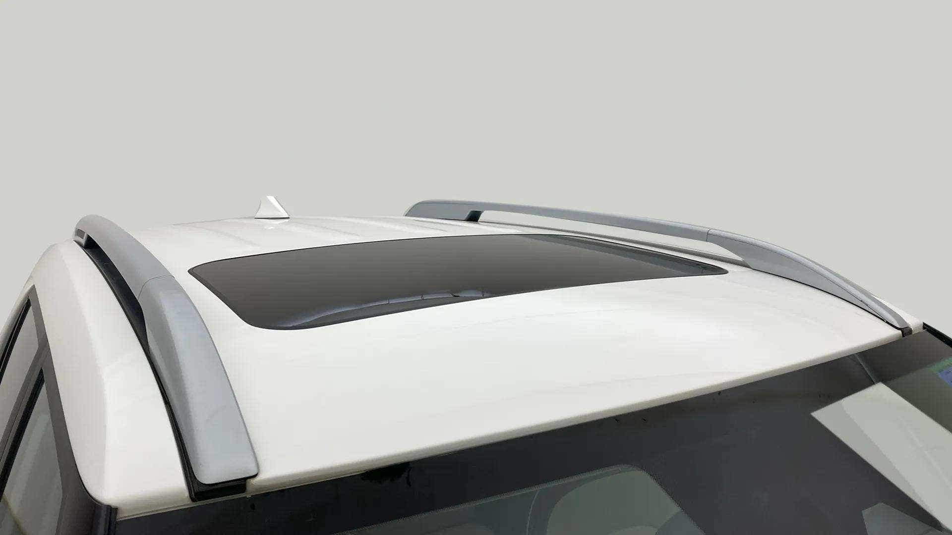 Sunroof and roof rail view of a Hyundai Venue