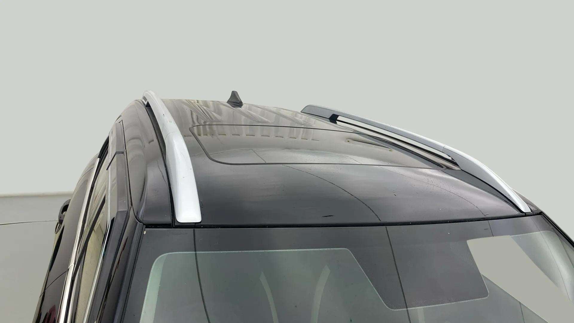 Sunroof and roof rails view of a Hyundai Venue