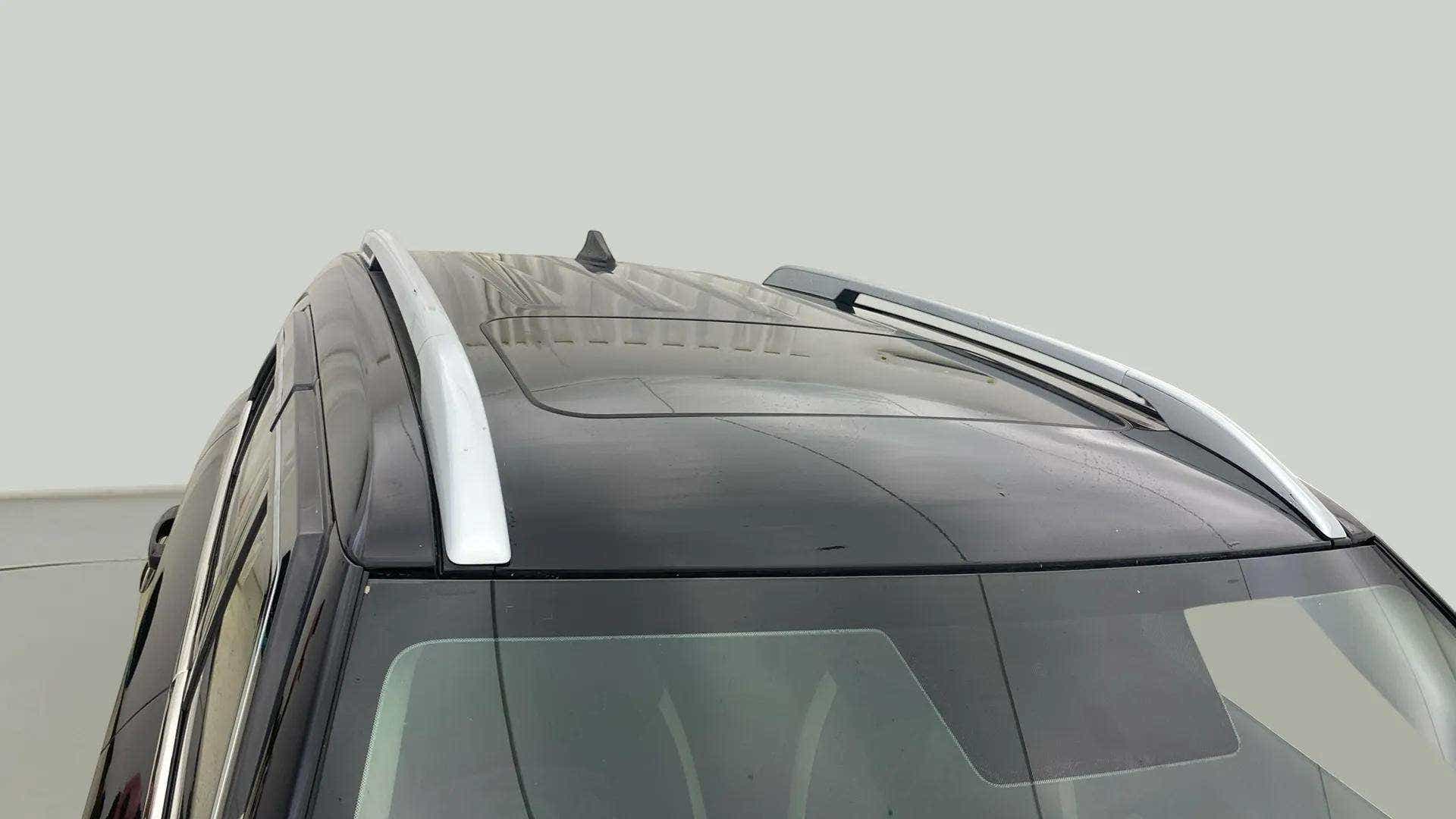 Sunroof and roof rails view of a Hyundai Venue