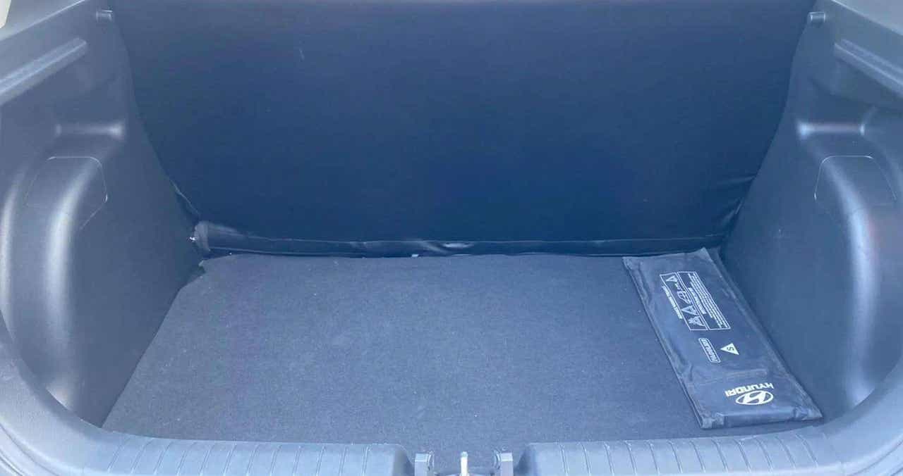 Boot space of a Hyundai Venue