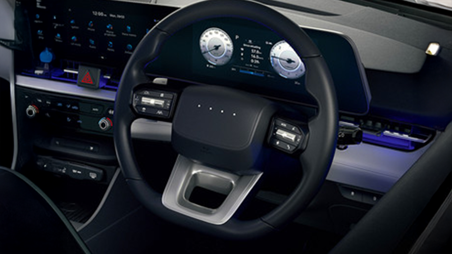 Interior dashboard of Hyundai Verna