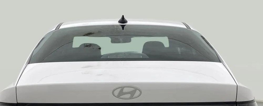 Rear view of a Hyundai Verna