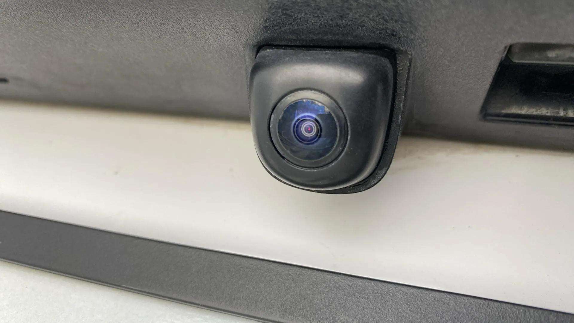 Close-up of the rear camera of a Hyundai Verna