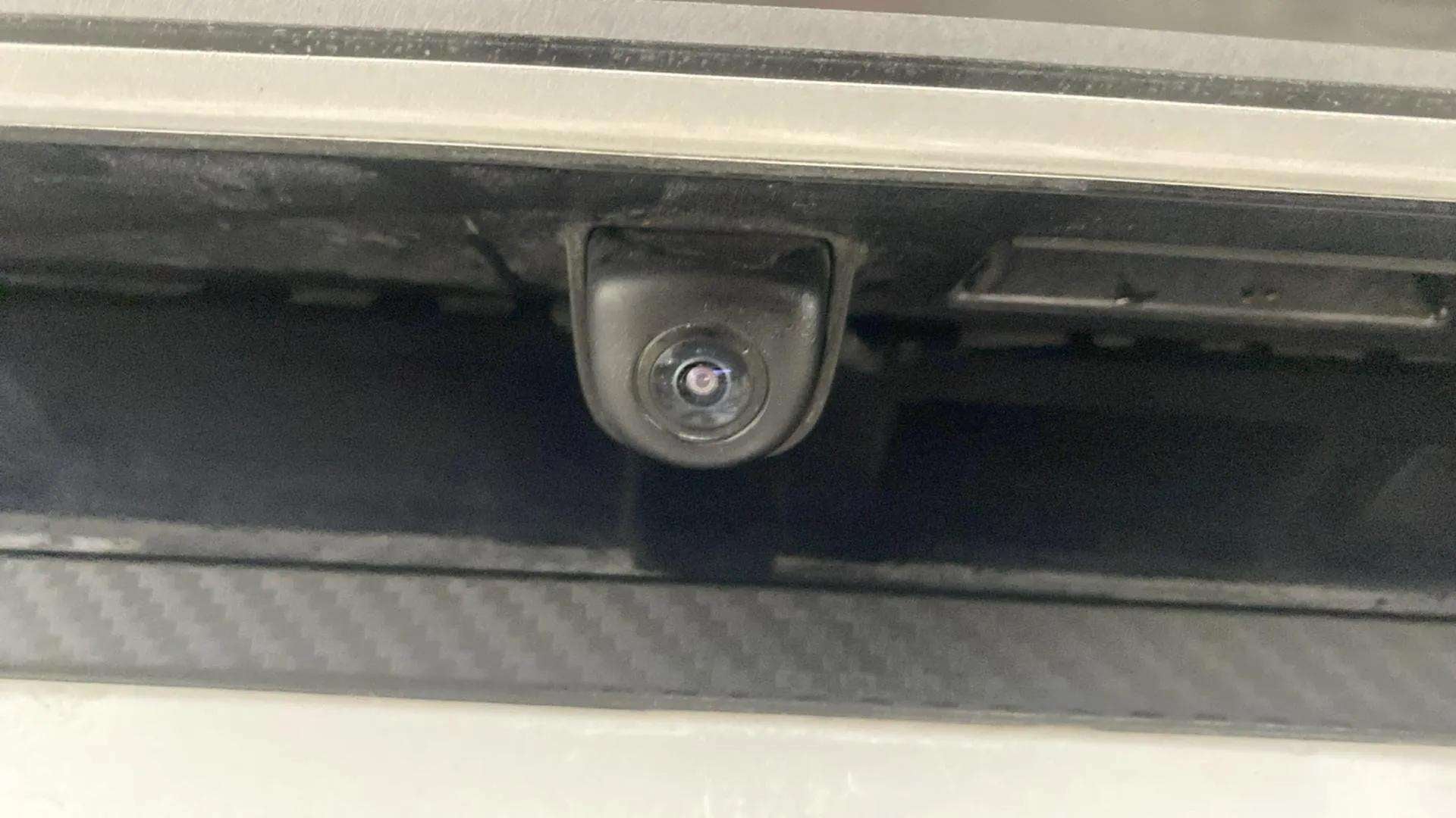 Close-up of rear camera on a Hyundai Verna