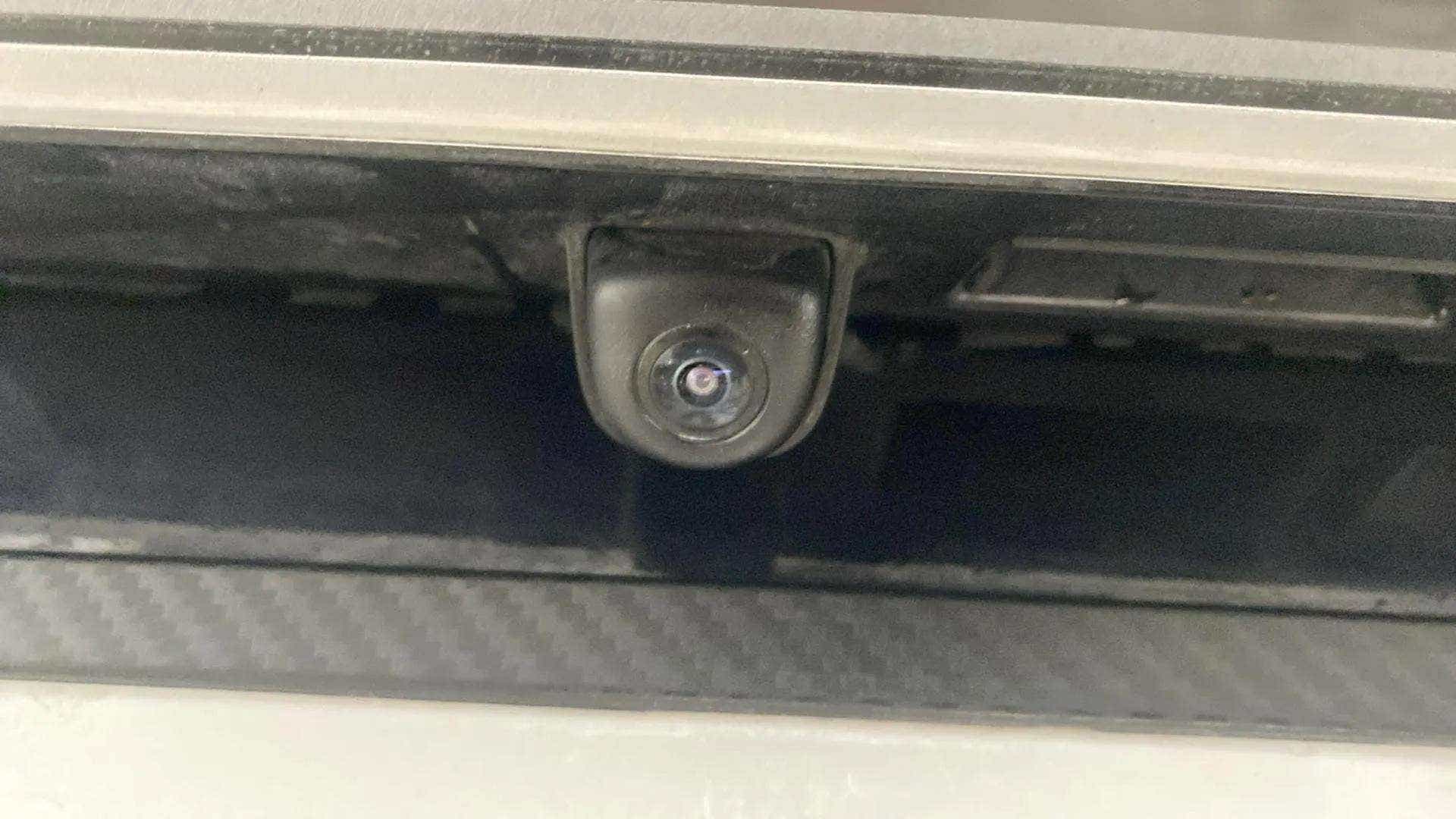 Close-up of rear camera on a Hyundai Verna