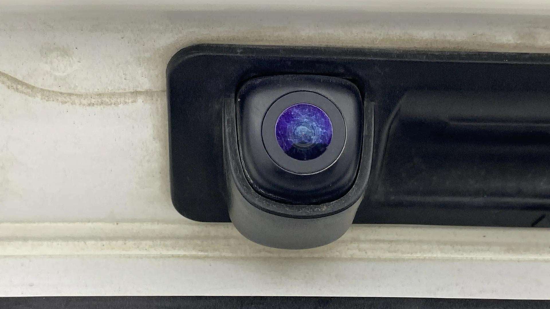 Close-up of the reverse camera of a Hyundai Verna