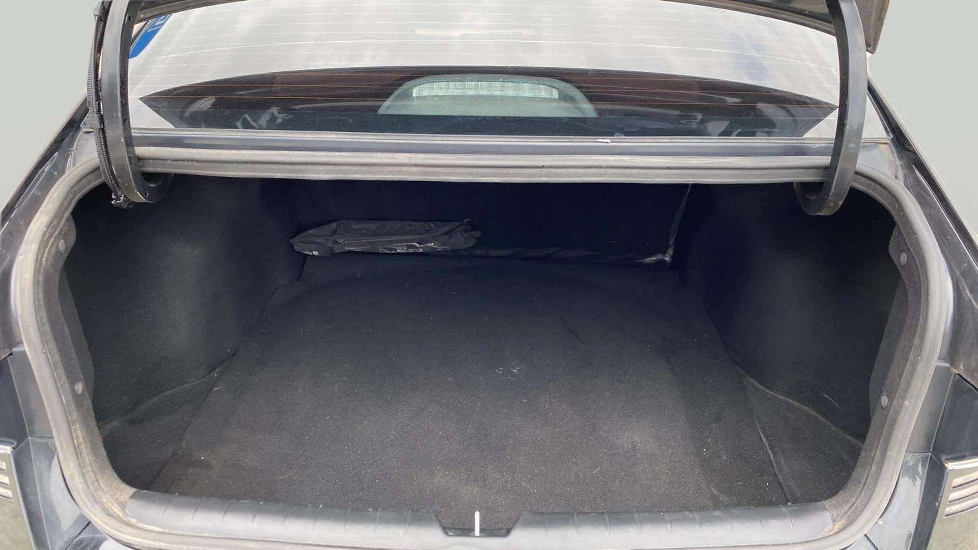 Boot space view of a Hyundai Verna