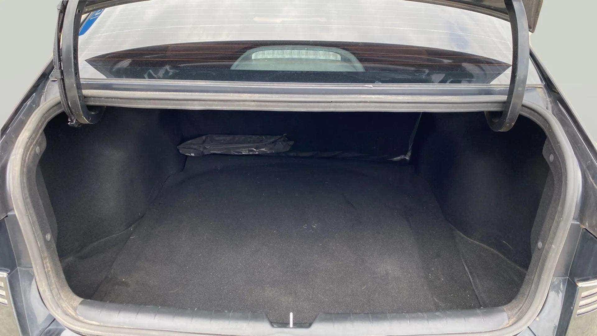 Boot space view of a Hyundai Verna