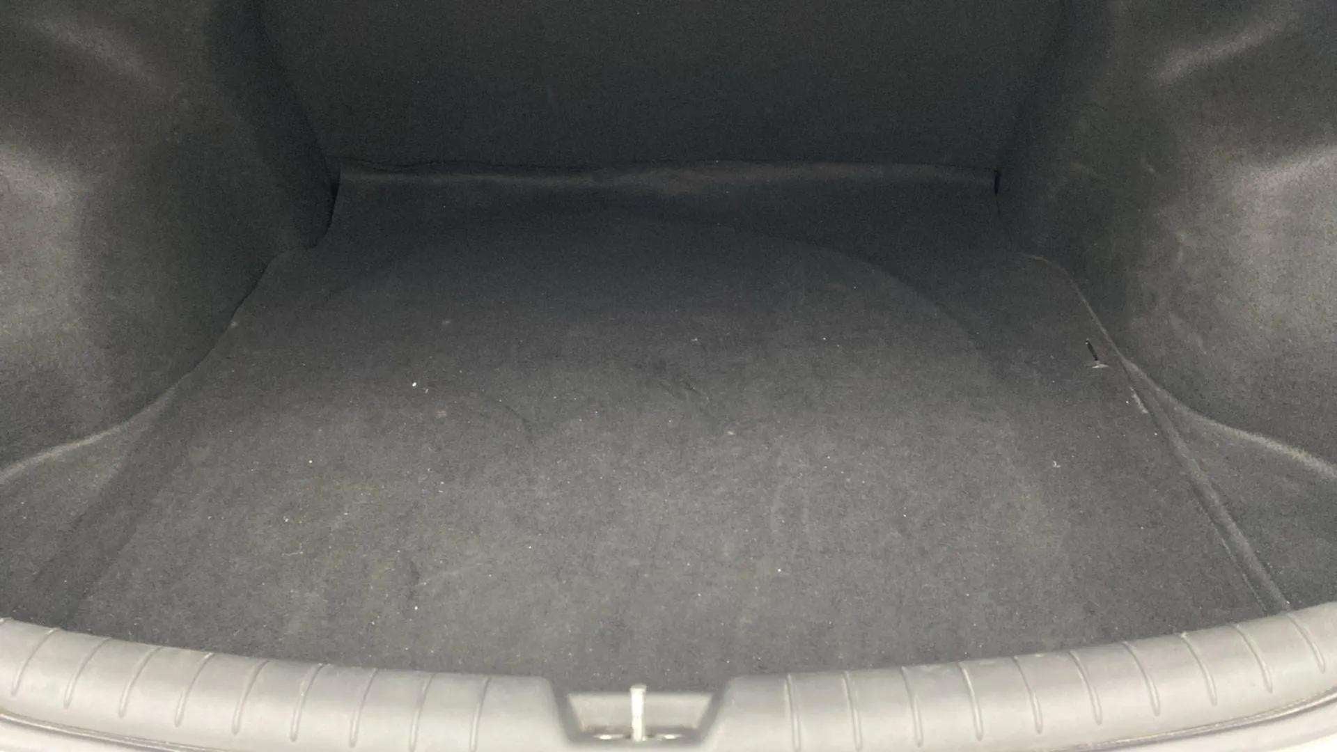 Boot space of a Hyundai Verna