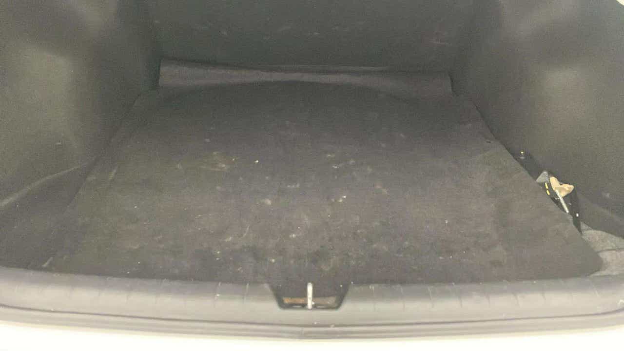 Boot space view of a Hyundai Verna