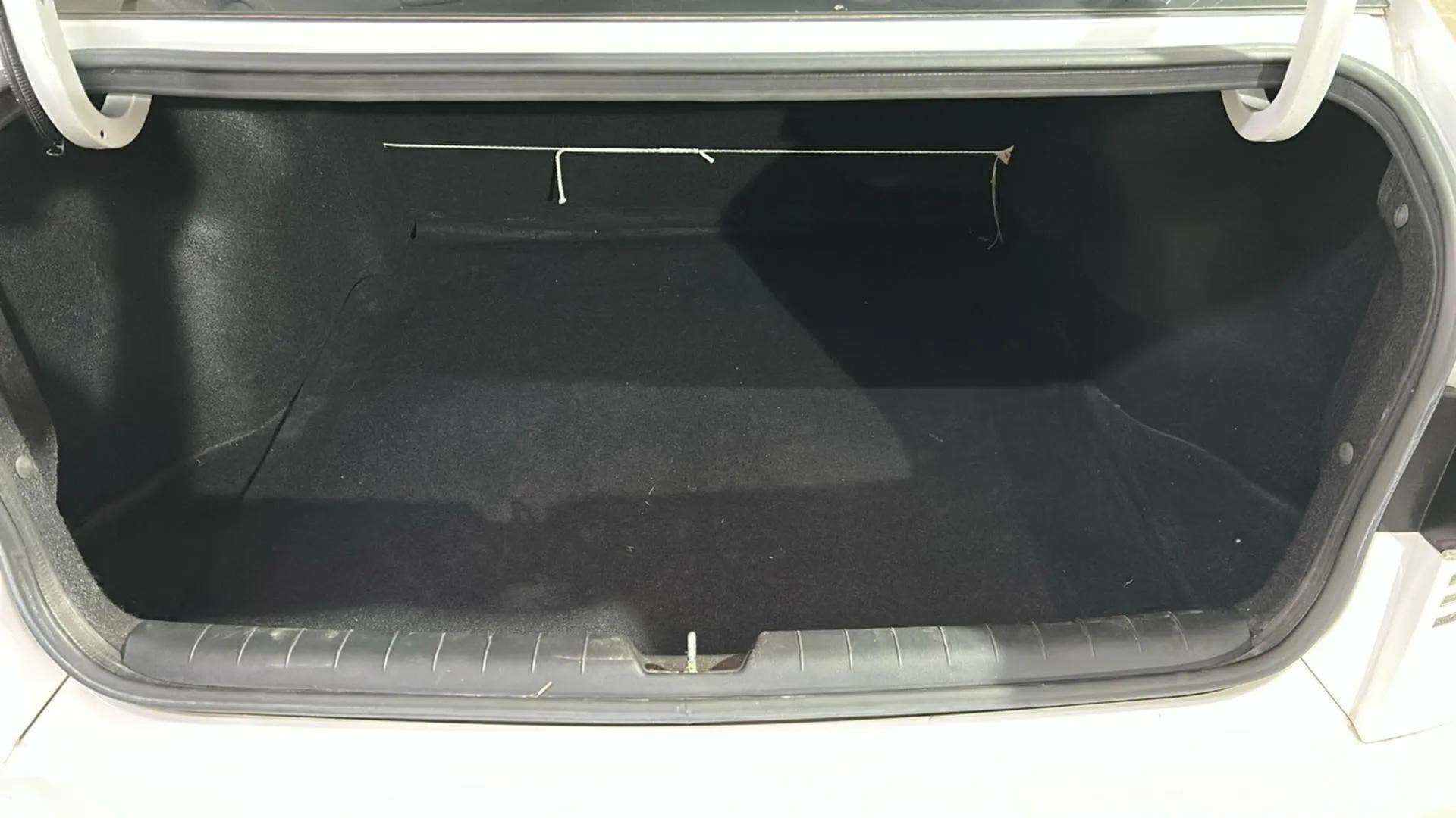Boot space of a Hyundai Verna