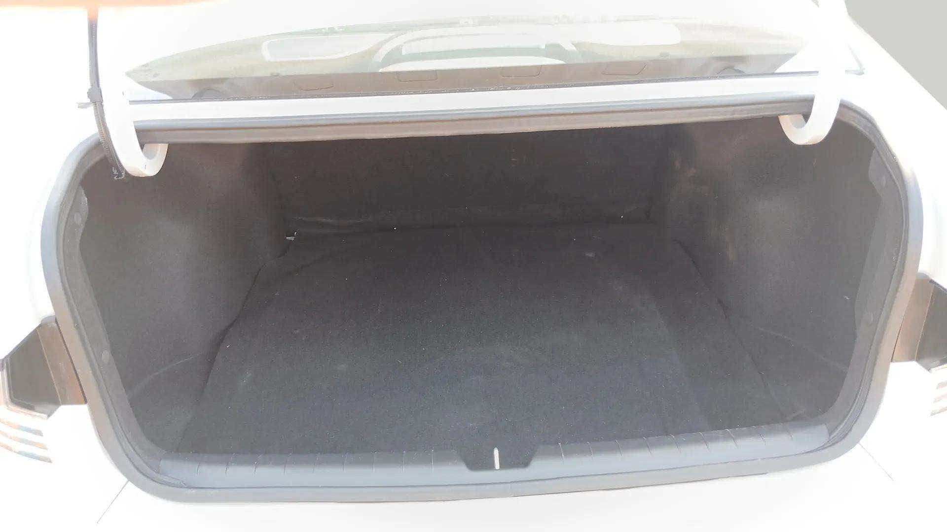 Boot space view of a Hyundai Verna