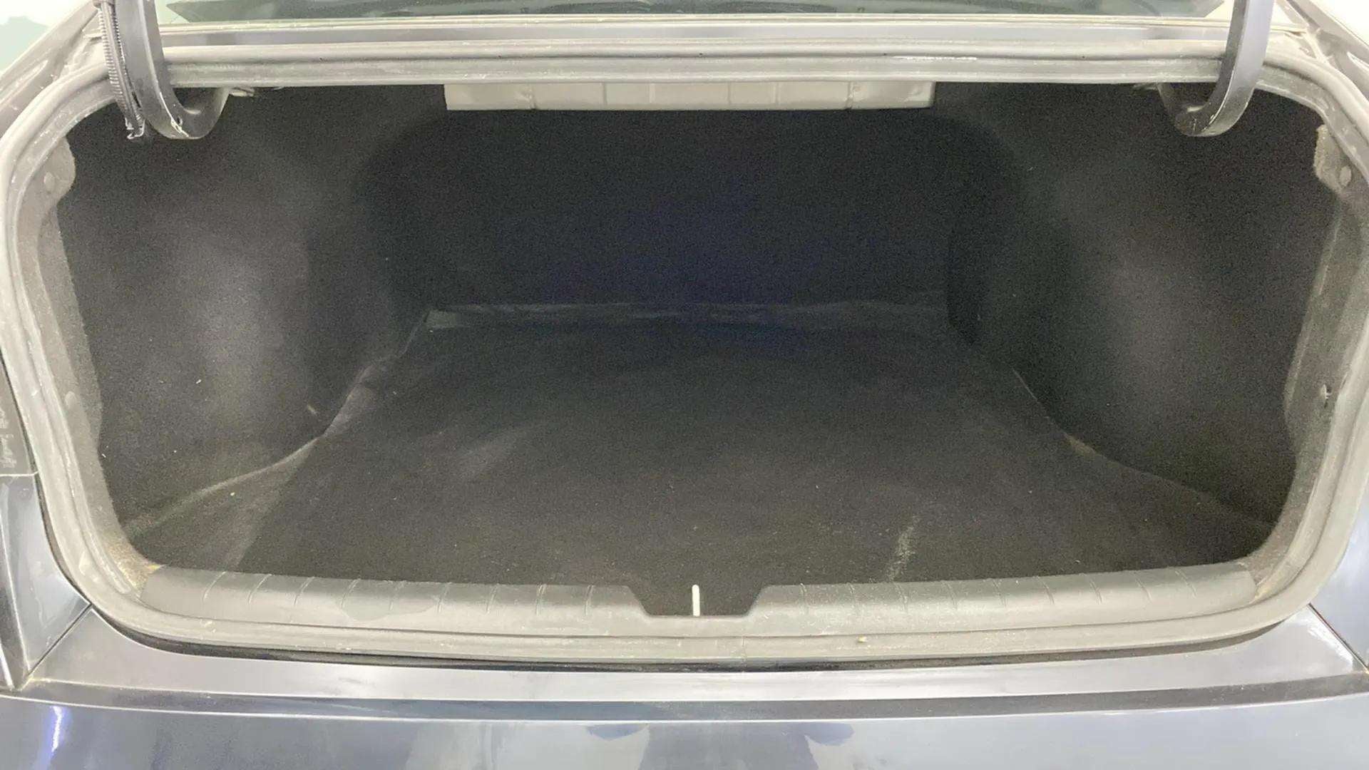 Boot space of a Hyundai Verna