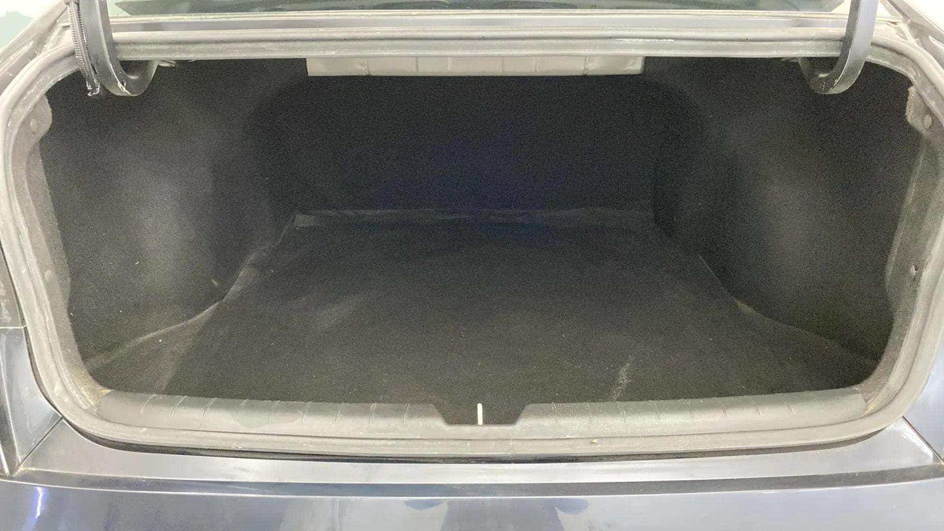 Boot space of a Hyundai Verna