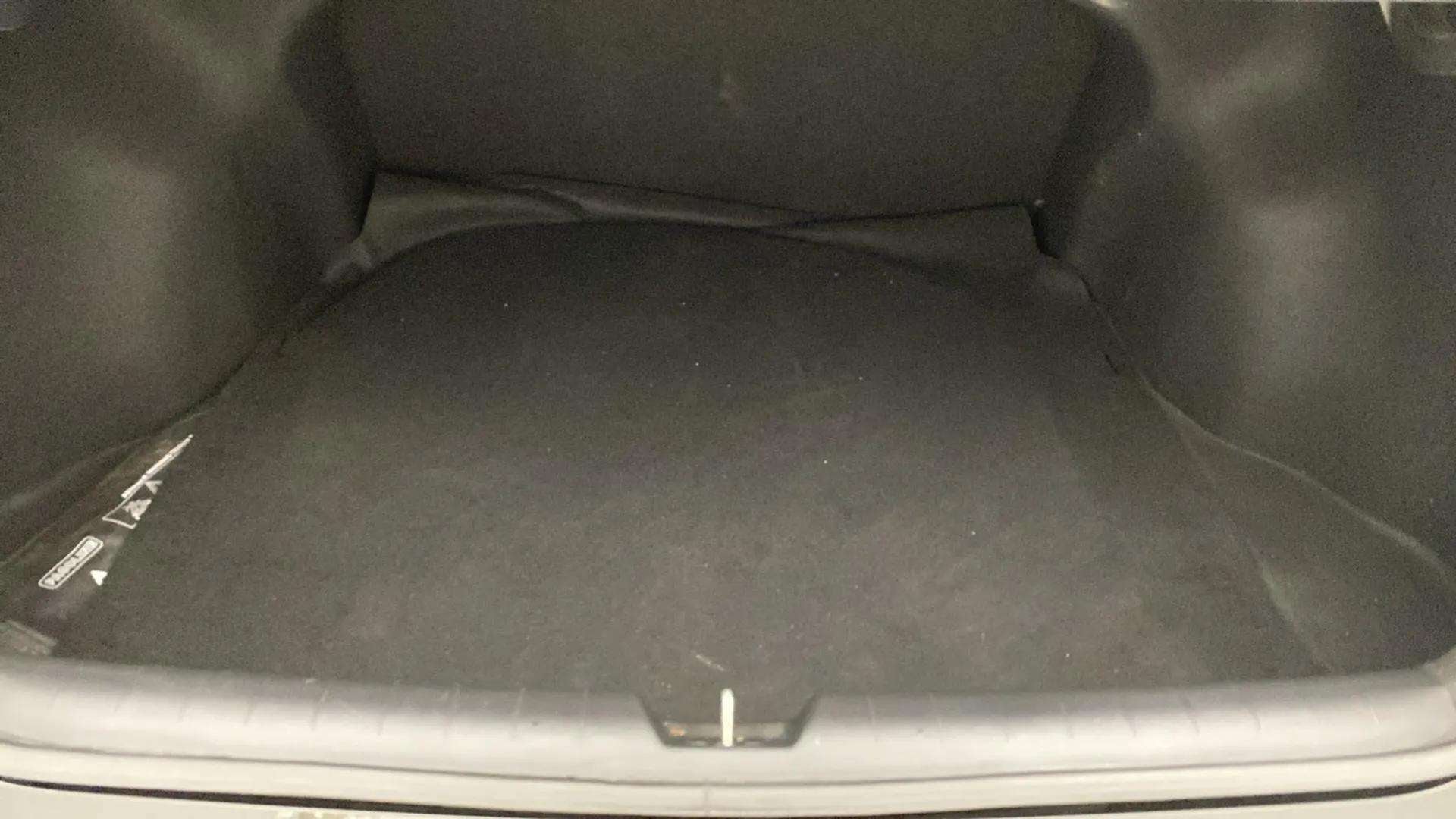 Boot space of a Hyundai Verna