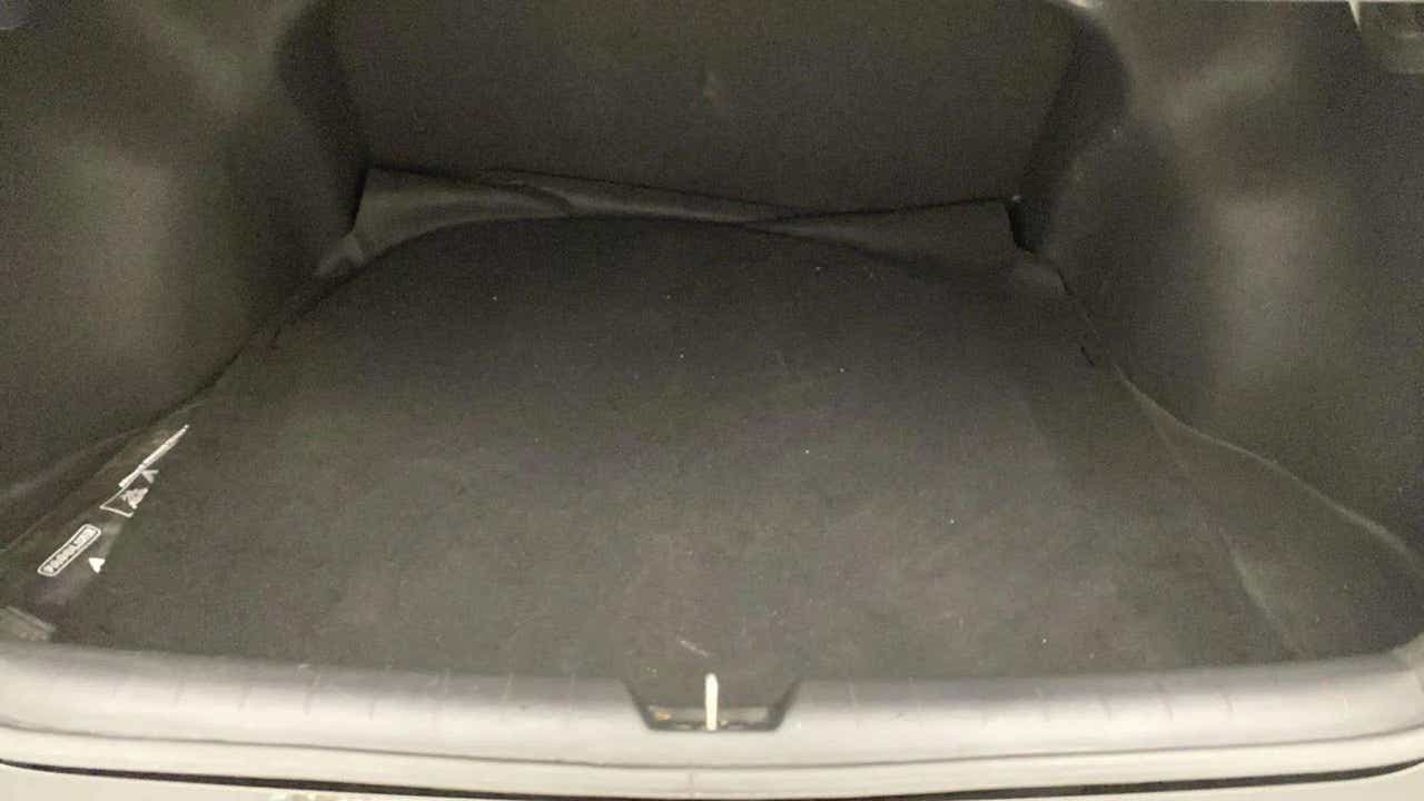 Boot space of a Hyundai Verna