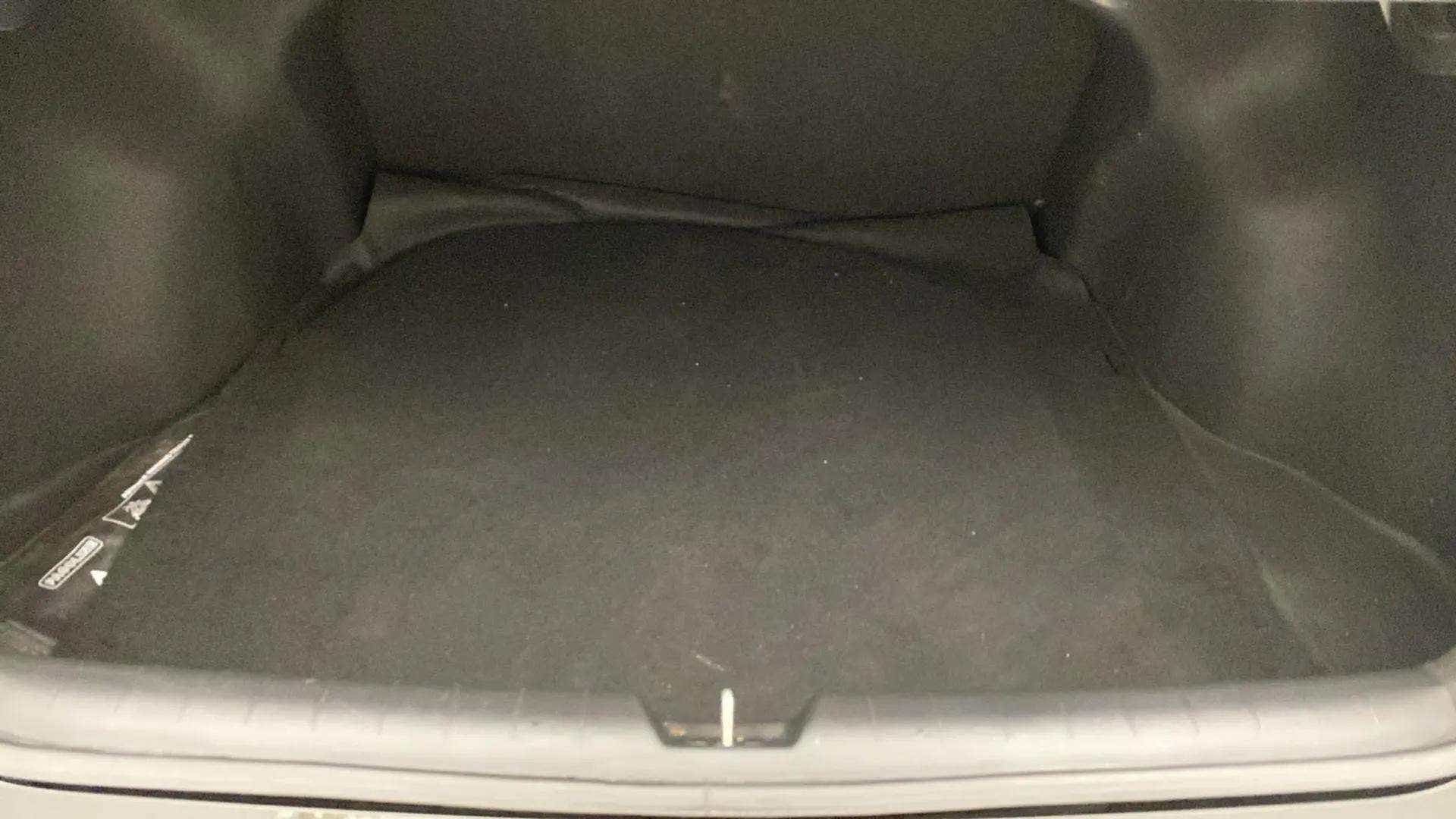 Boot space of a Hyundai Verna