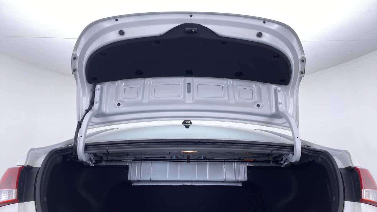 Boot space view of a Hyundai Verna