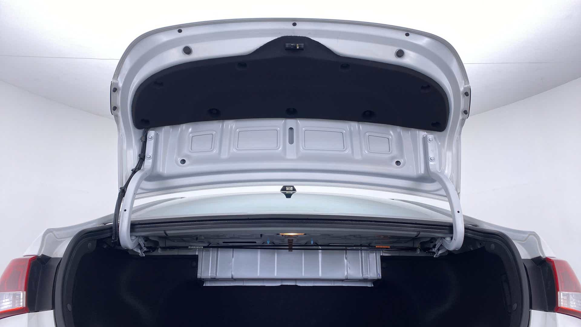 Boot space view of a Hyundai Verna