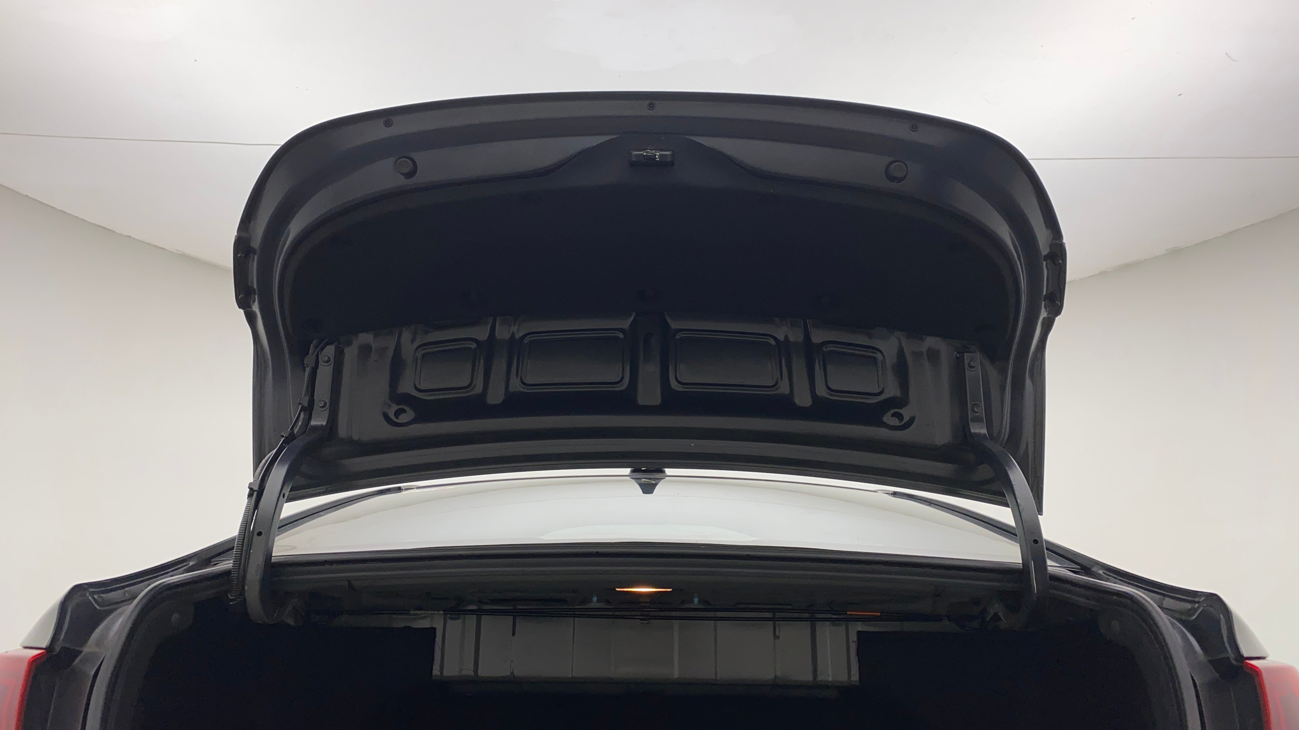 Boot interior view of a Hyundai Verna