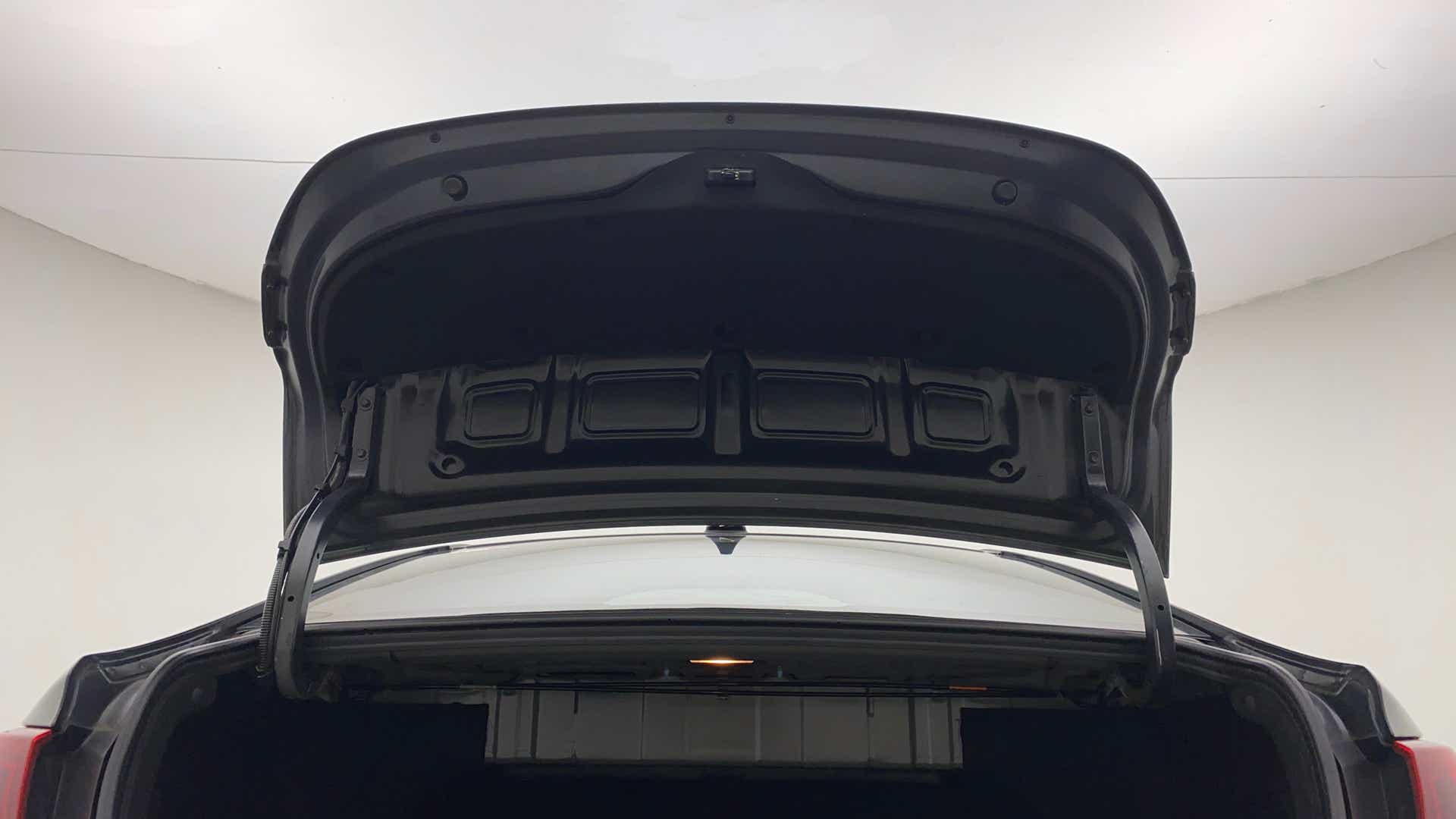 Boot interior view of a Hyundai Verna