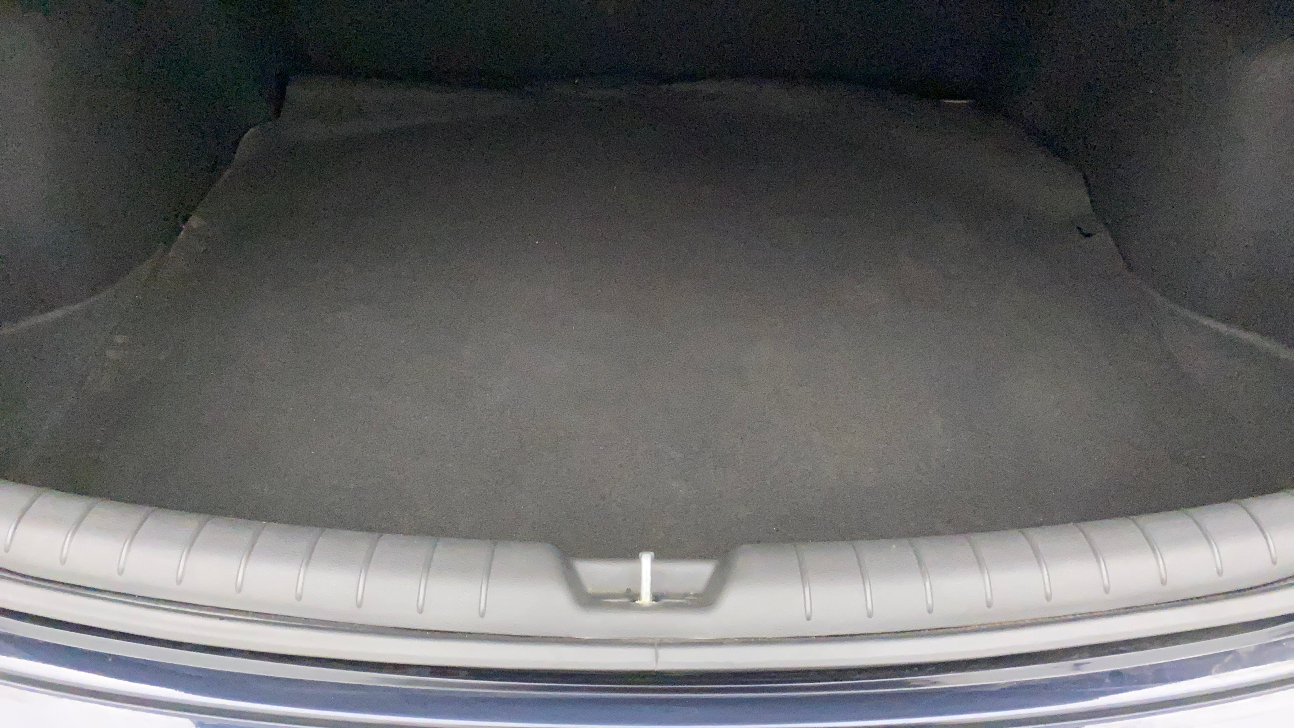 Boot space of a Hyundai Verna