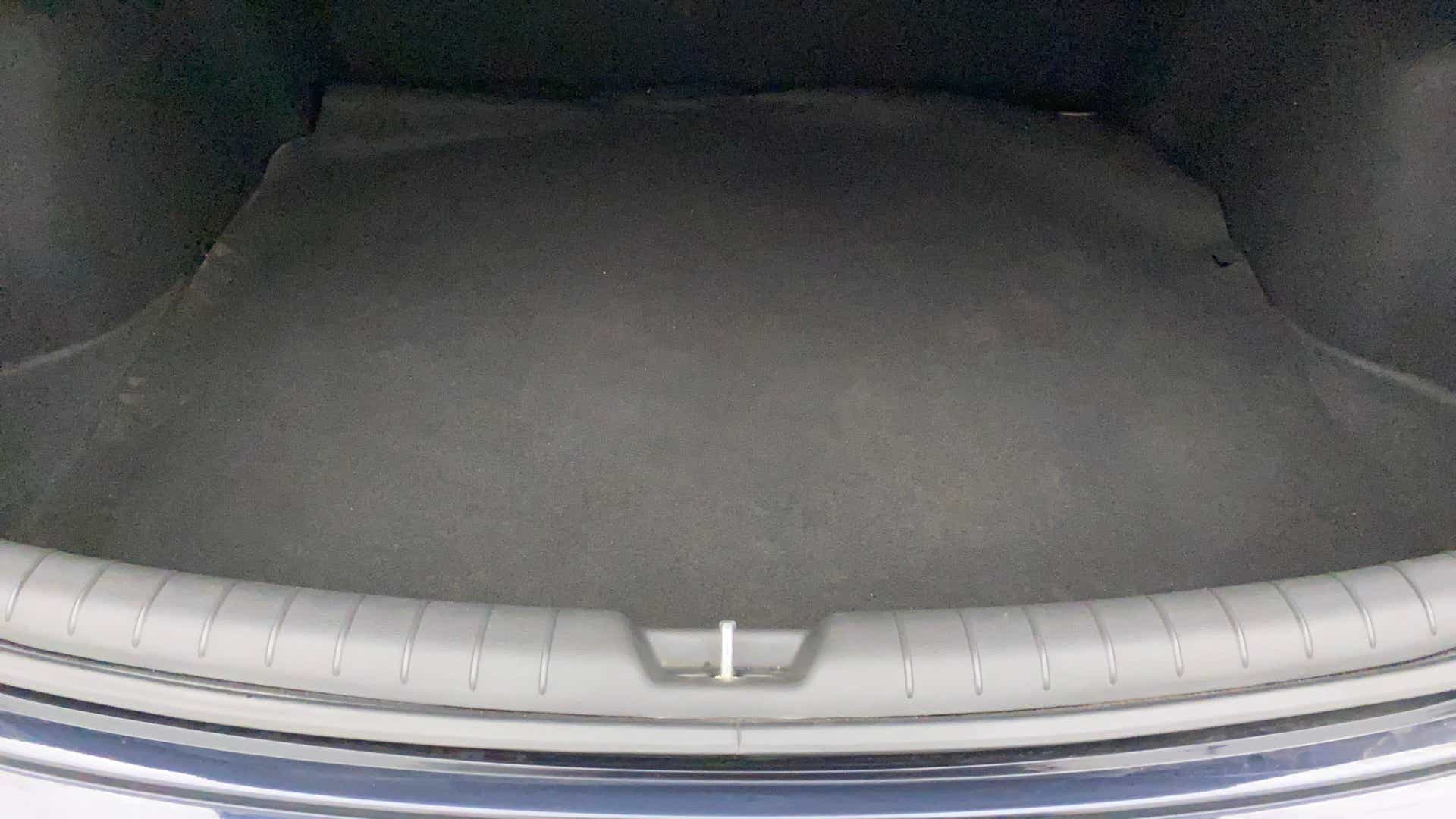 Boot space of a Hyundai Verna