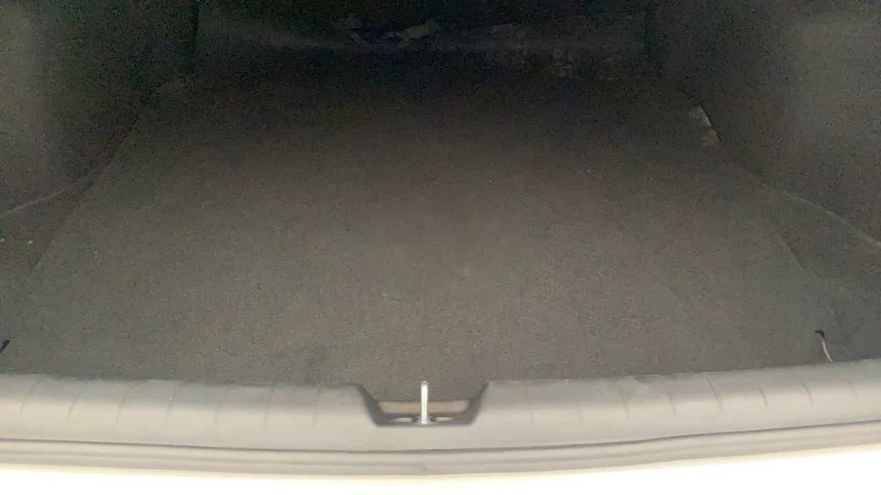 Boot space of a Hyundai Verna