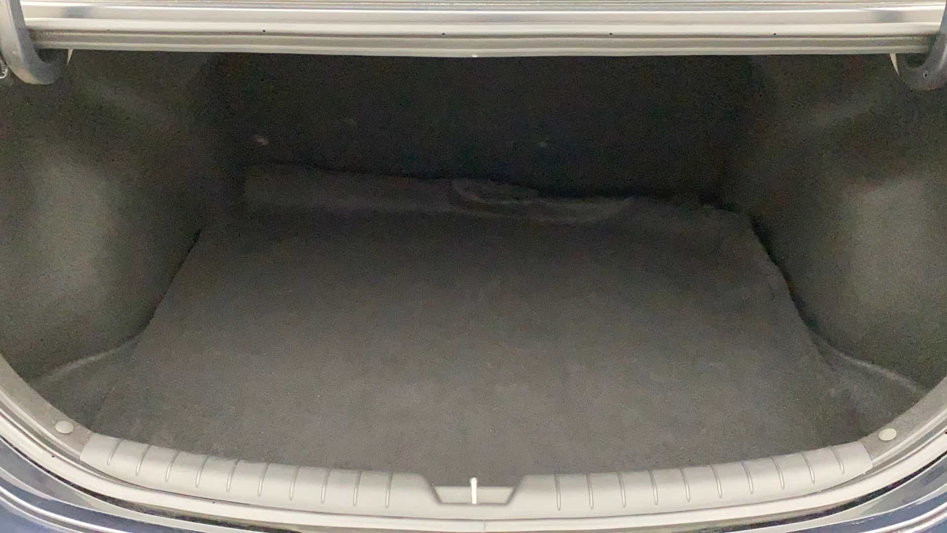 Boot space of a Hyundai Verna