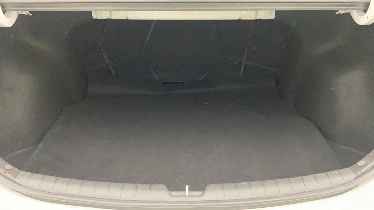 Boot space of a Hyundai Verna