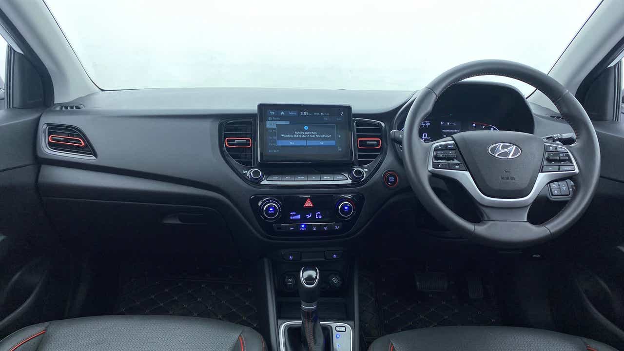 Interior dashboard of a Hyundai Verna