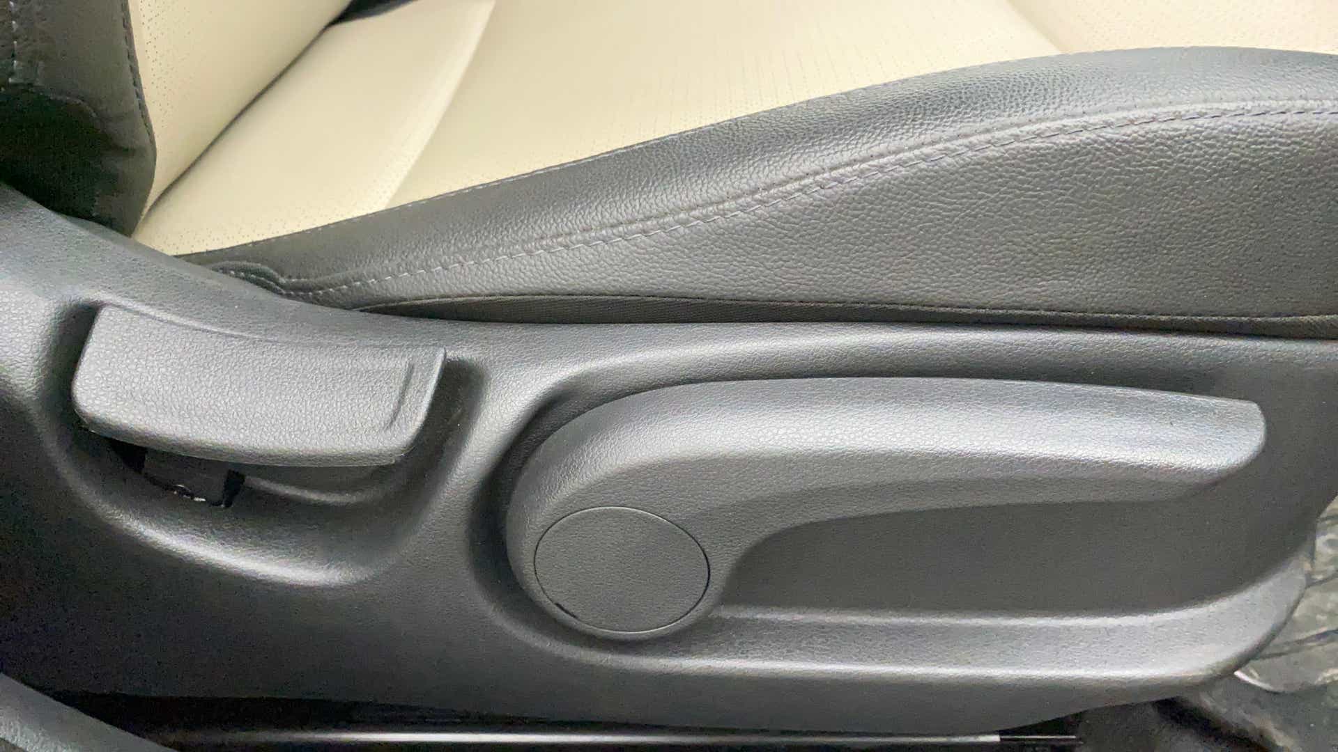 Seat adjustment lever of a Hyundai Verna
