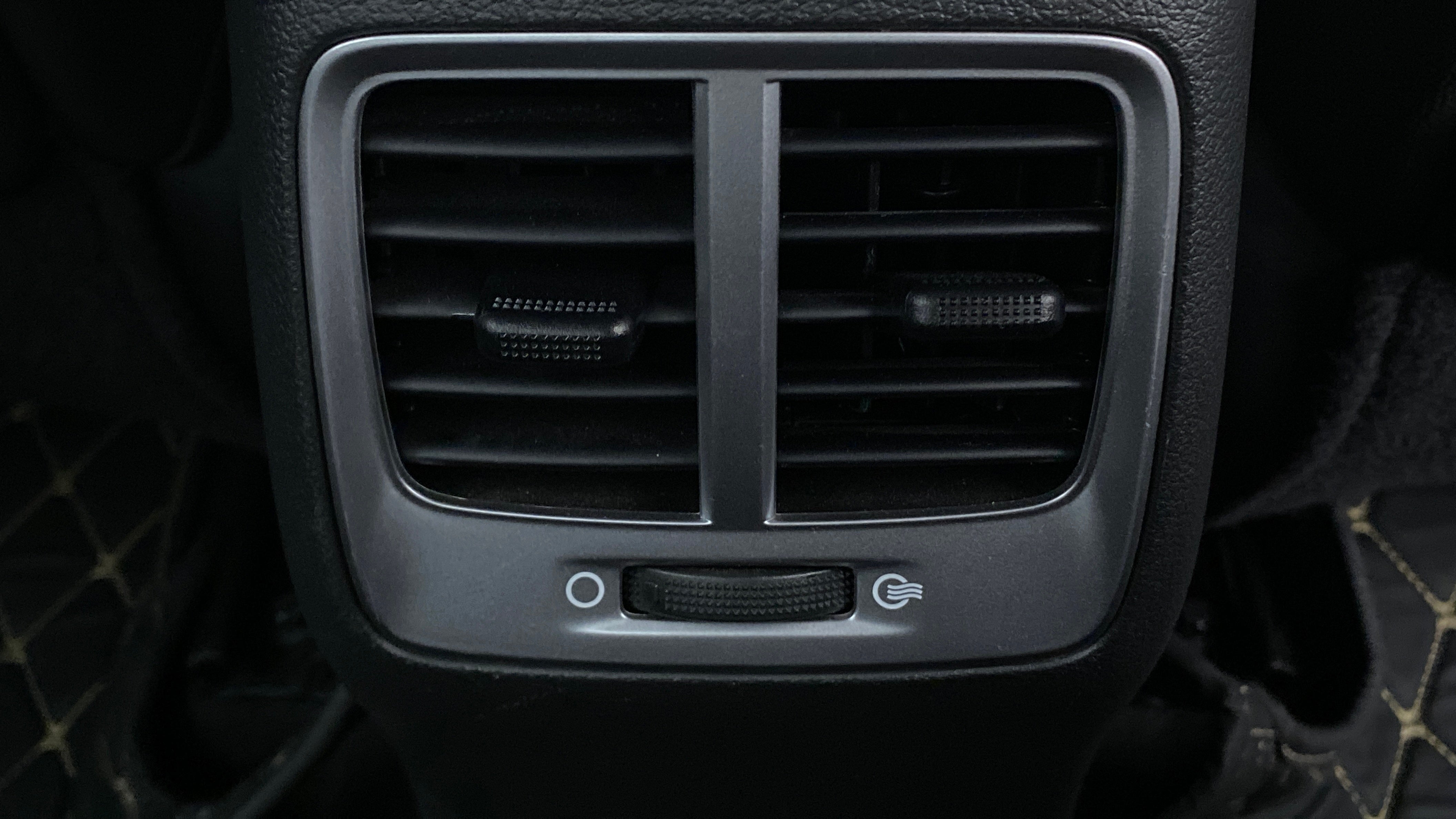Close-up of ac vents in a Hyundai Verna