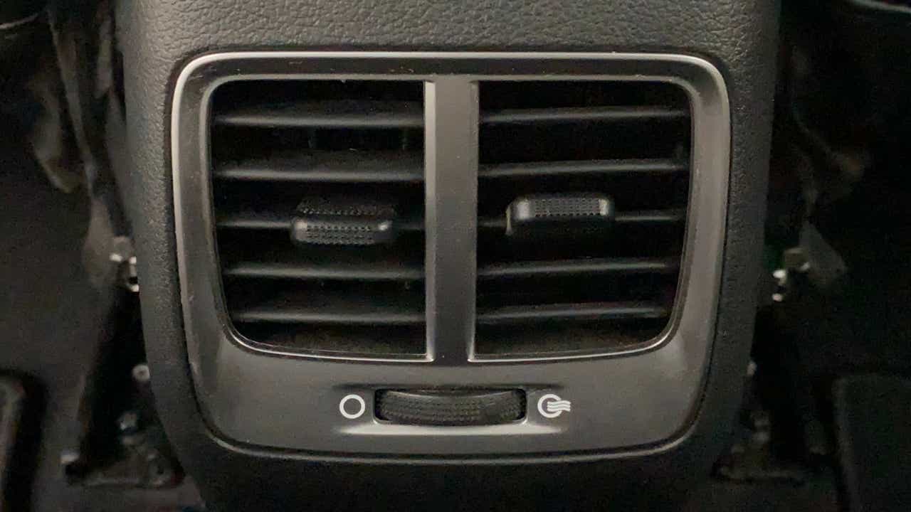 Close-up of the air conditioning vent of a Hyundai Verna