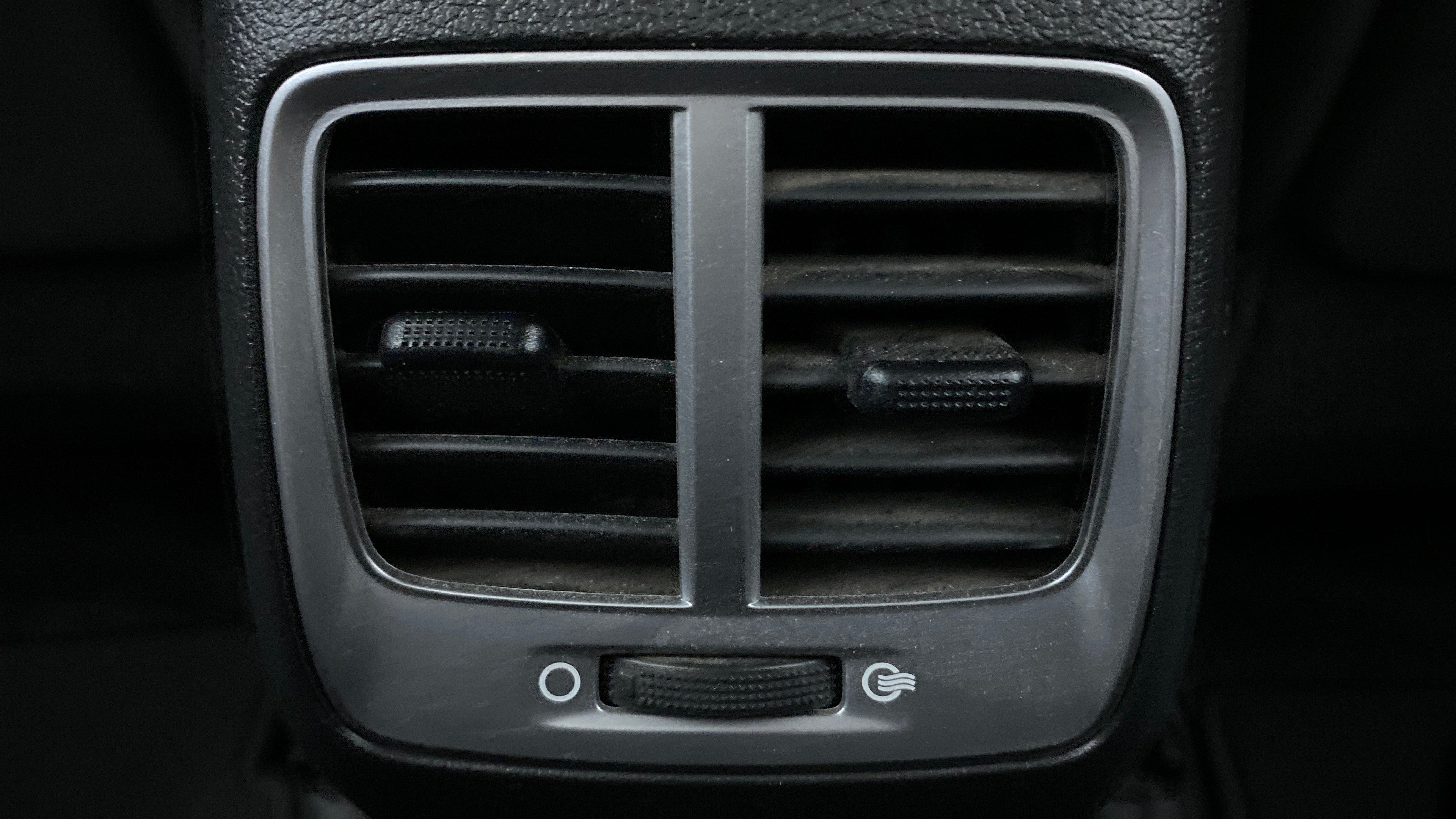 Close-up of air conditioning vent of a Hyundai Verna