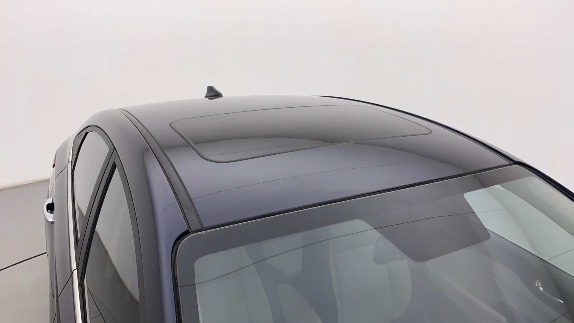 Sunroof view of a Hyundai Verna