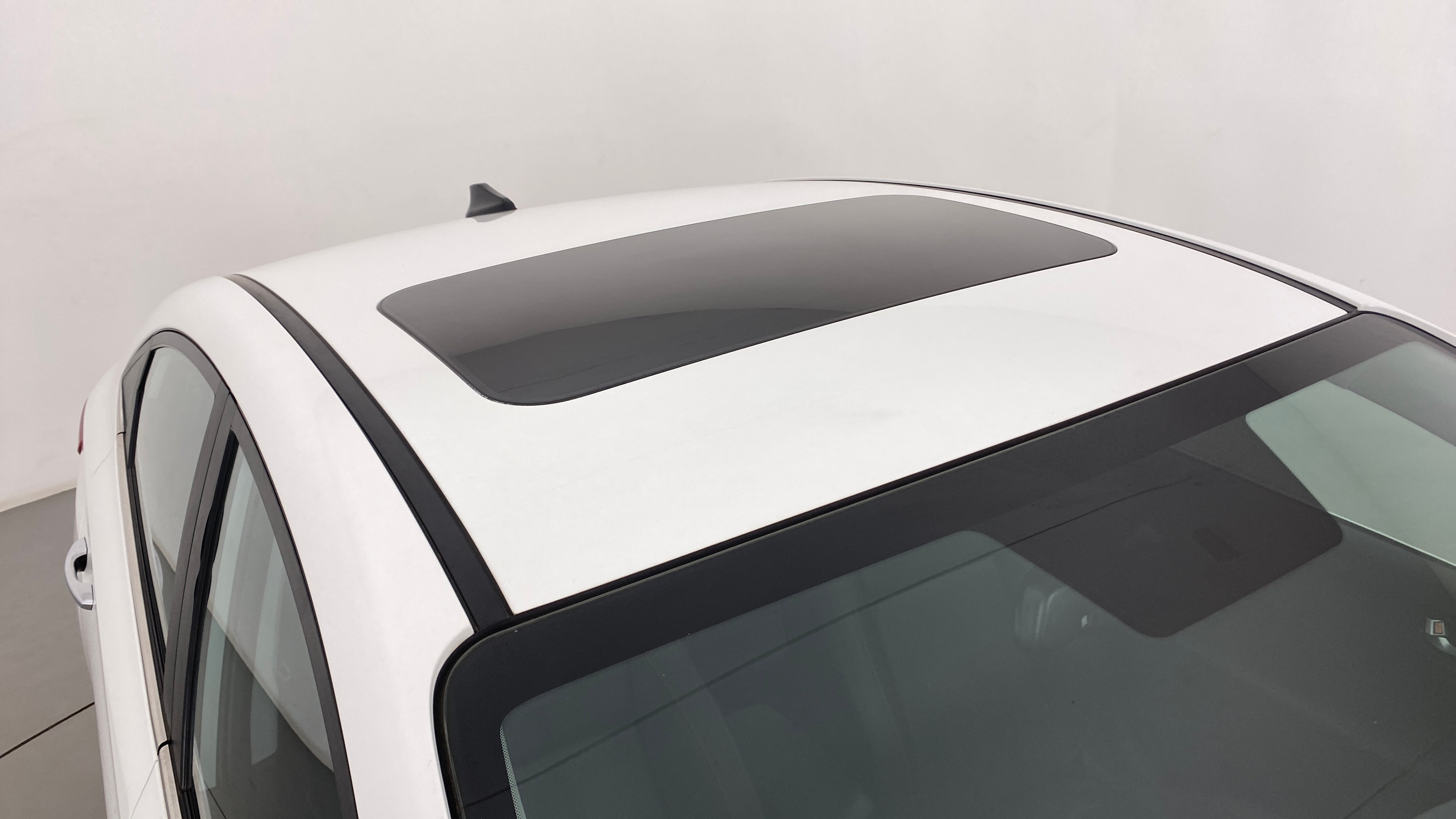 Sunroof area of a Hyundai Verna