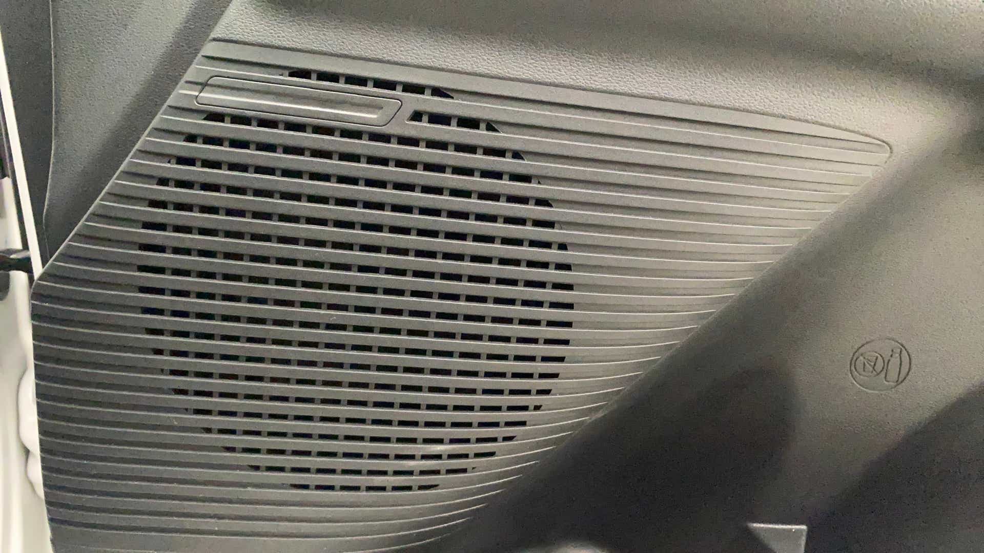Speaker grille of a Hyundai Verna