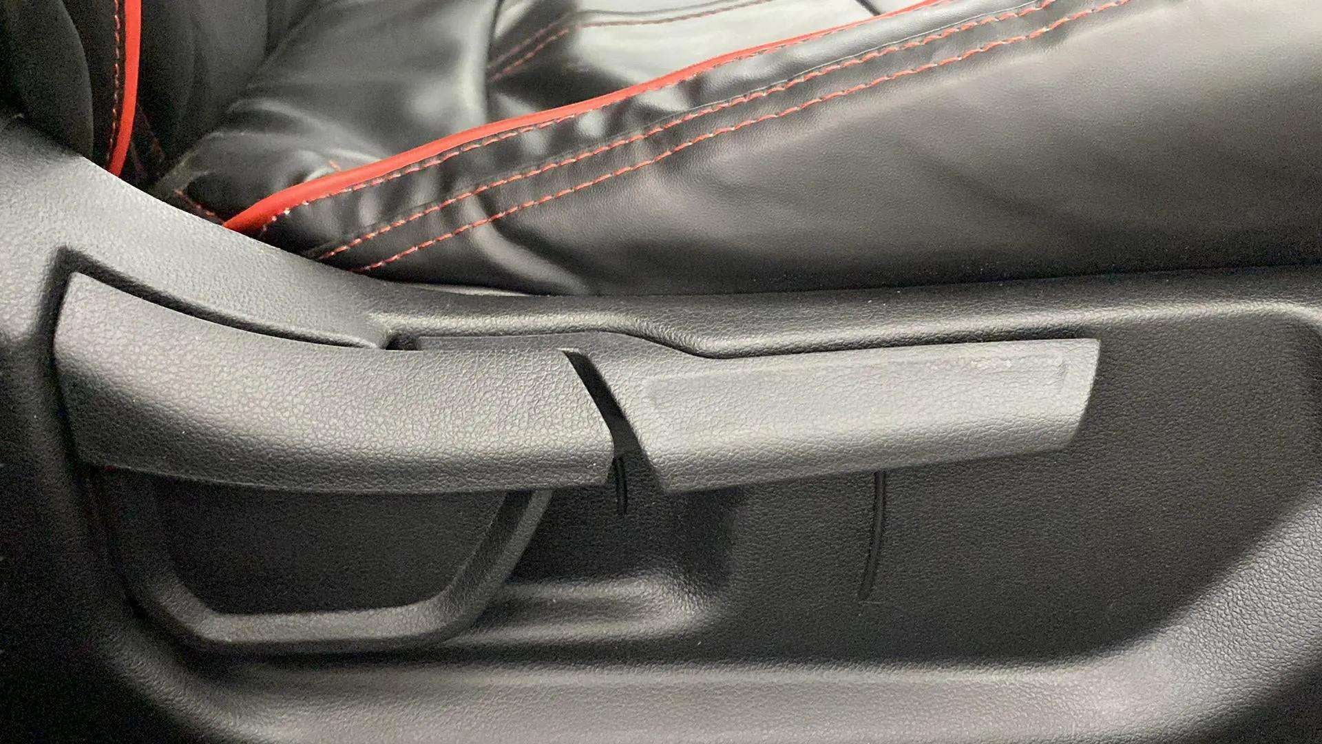 Seat adjustment lever of a Hyundai Verna