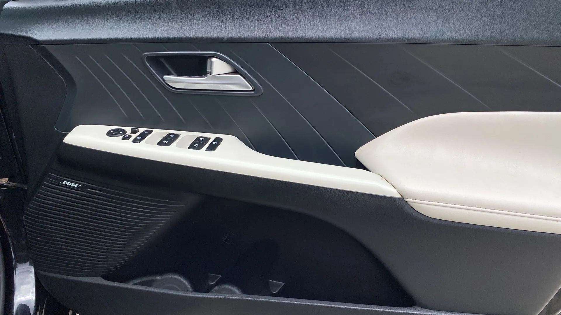 Interior front door panel of a Hyundai Verna