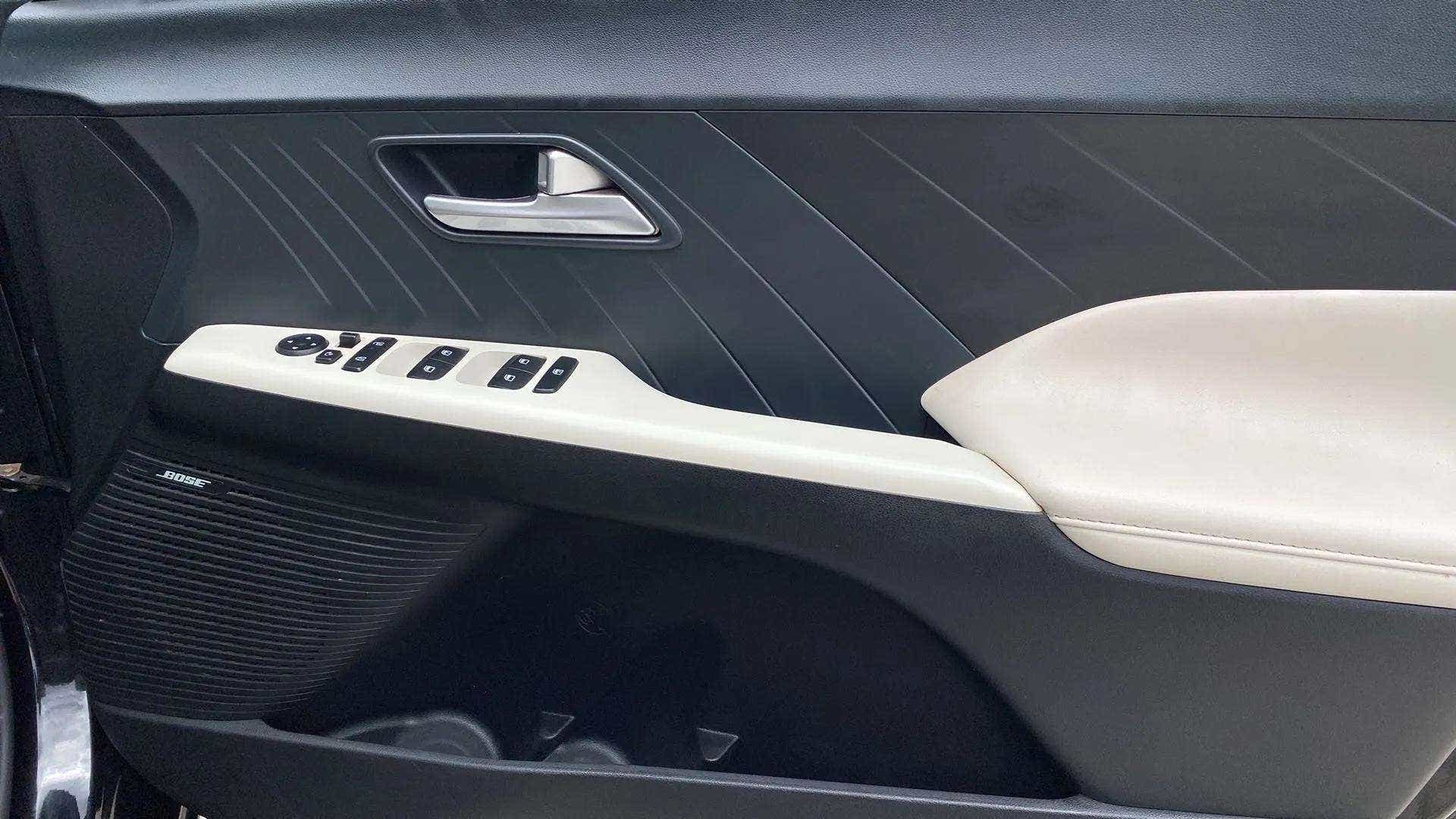 Interior front door panel of a Hyundai Verna