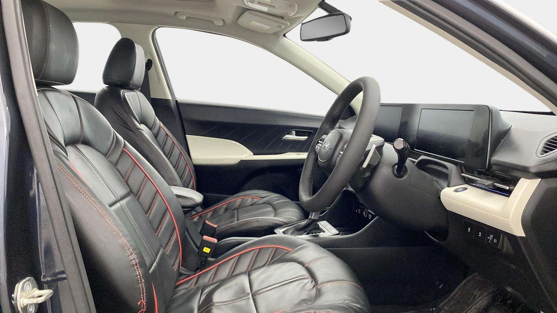 Interior view of a Hyundai Verna